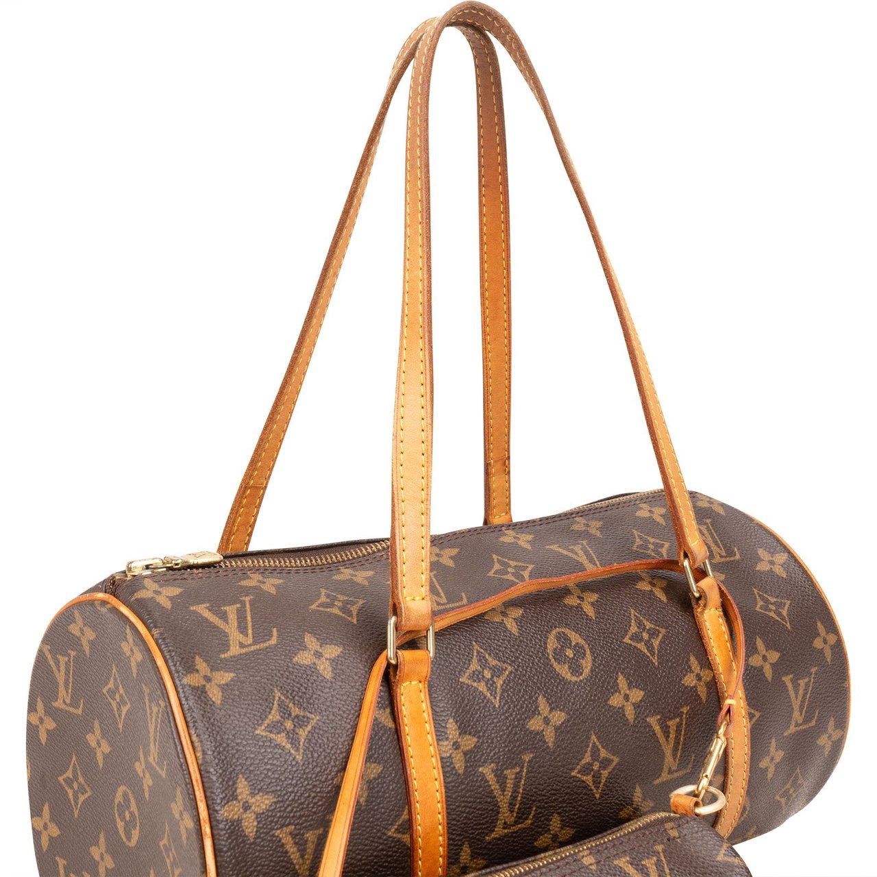 Louis Vuitton Louis Vuitton Monogram Canvas Papillon Set Shoulder Bag Bruin