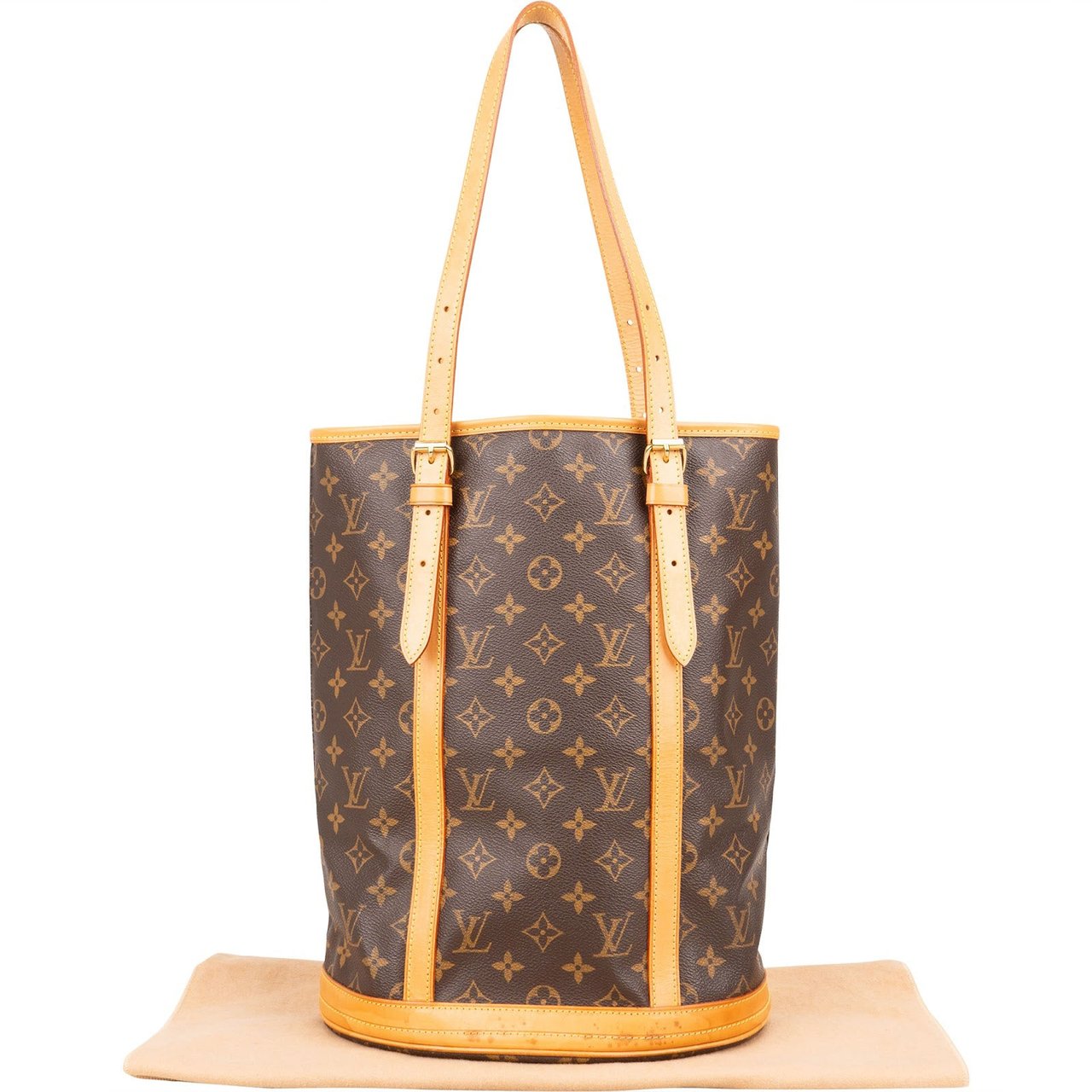 Louis Vuitton Louis Vuitton Monogram Canvas Bucket GM Shoulder Bag Bruin