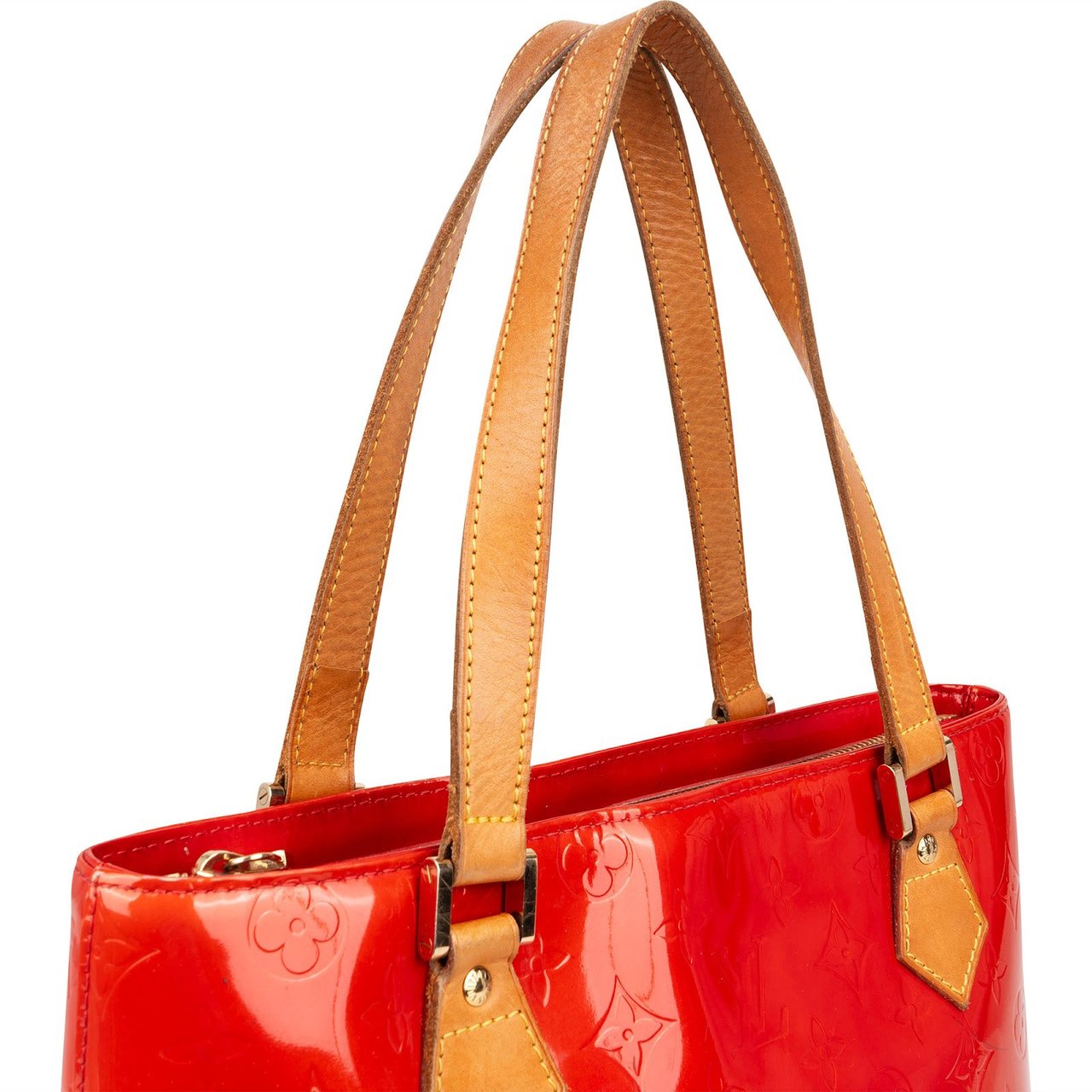 Louis Vuitton Louis Vuitton Monogram Vernis Leather Houston Shoulder Bag Rood