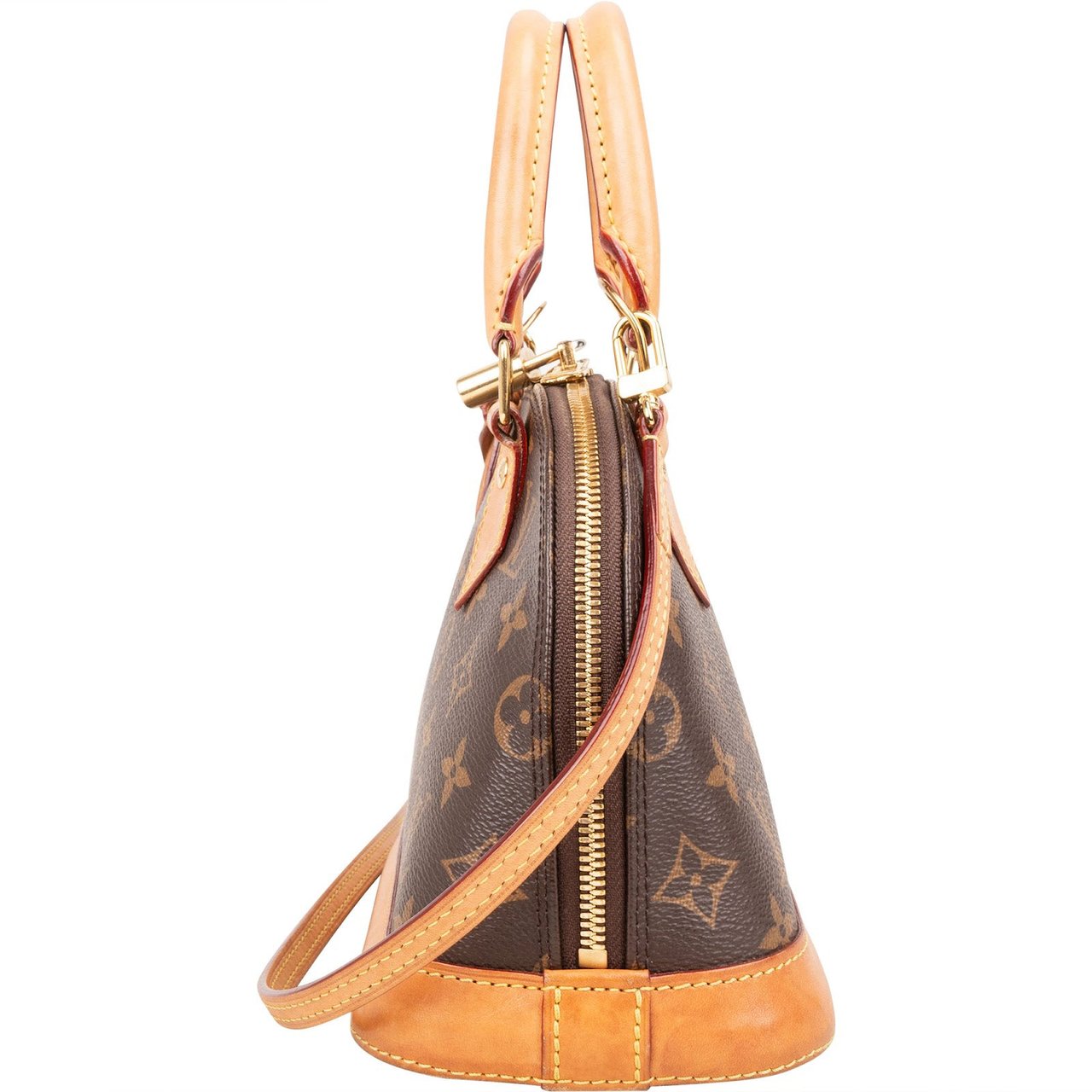 Louis Vuitton Louis Vuitton Monogram Canvas Alma BB Handbag Bruin