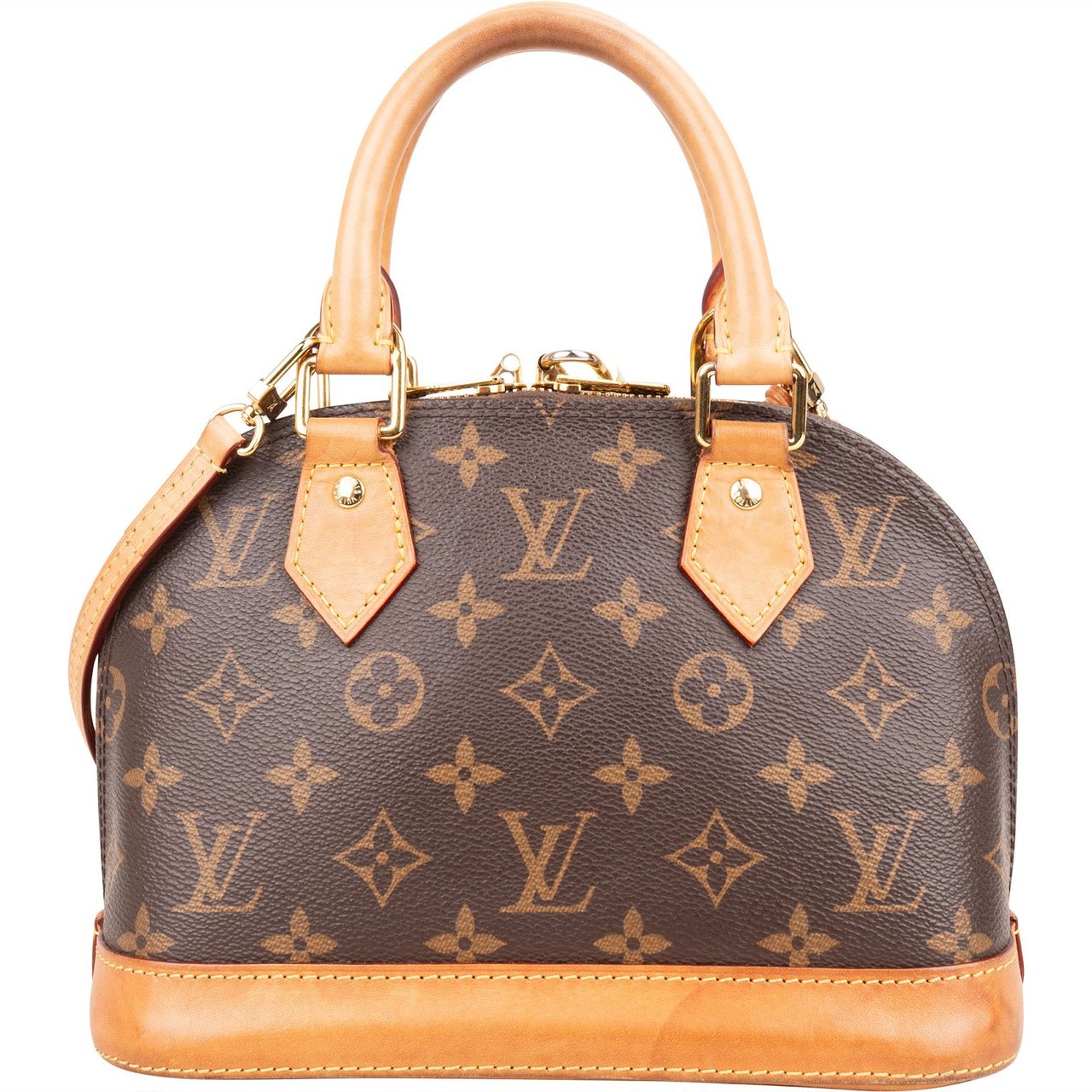 Louis Vuitton Louis Vuitton Monogram Canvas Alma BB Handbag Bruin