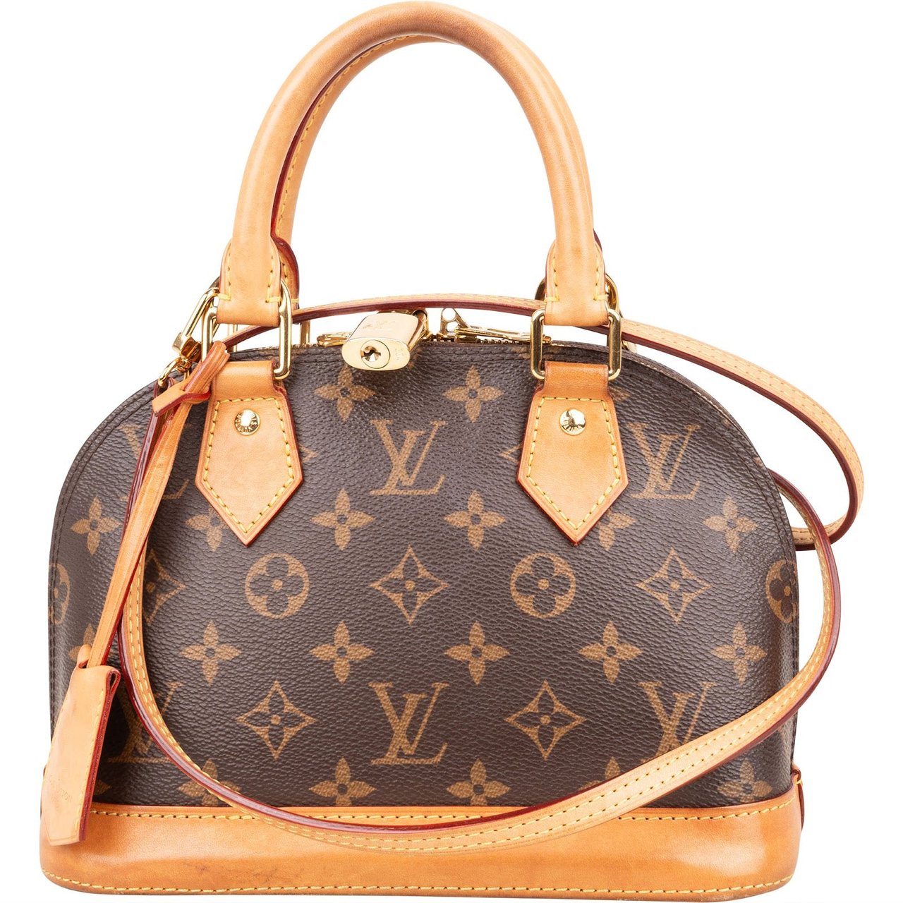 Louis Vuitton Louis Vuitton Monogram Canvas Alma BB Handbag Bruin