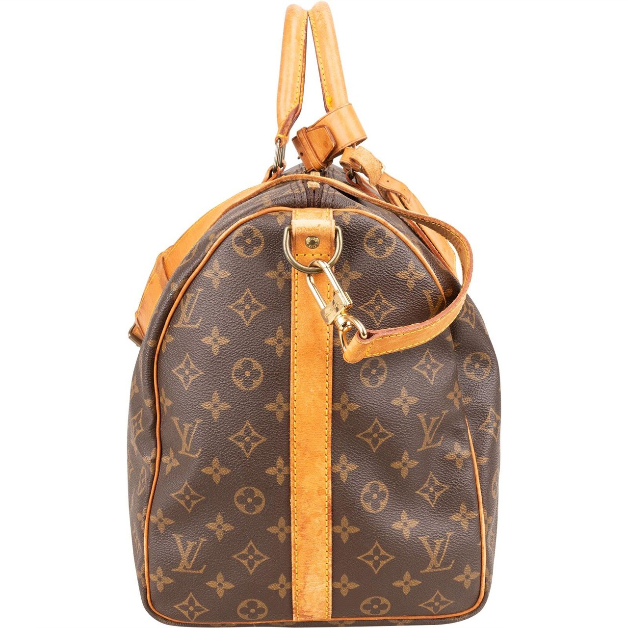 Louis Vuitton Louis Vuitton Monogram Canvas Keepall 50 Bandoulière Travel Bag Bruin