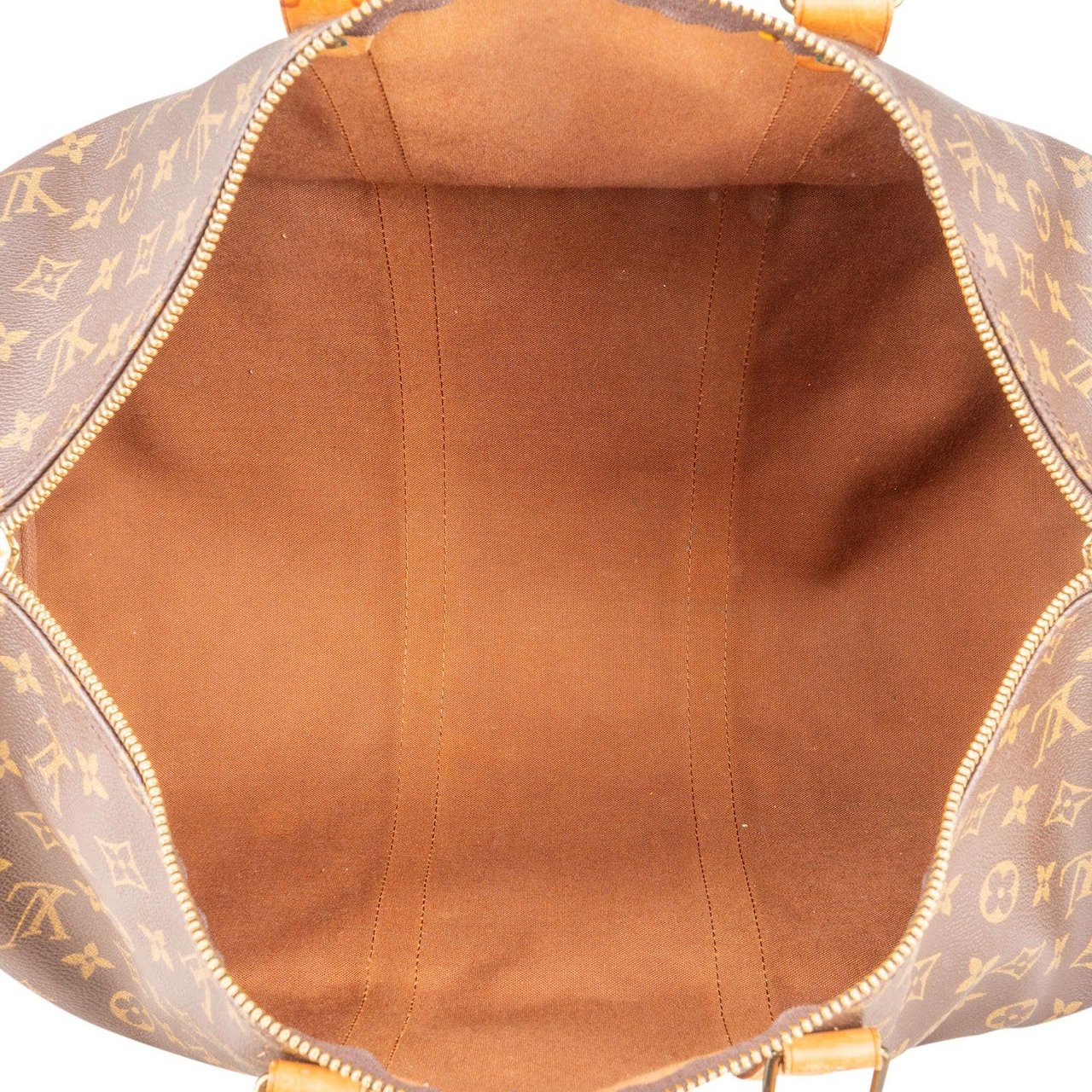 Louis Vuitton Louis Vuitton Monogram Canvas Keepall 50 Bandoulière Travel Bag Bruin