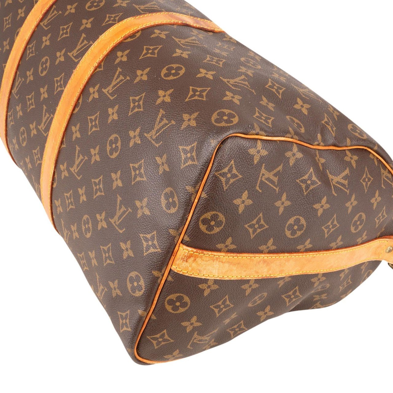 Louis Vuitton Louis Vuitton Monogram Canvas Keepall 50 Bandoulière Travel Bag Bruin