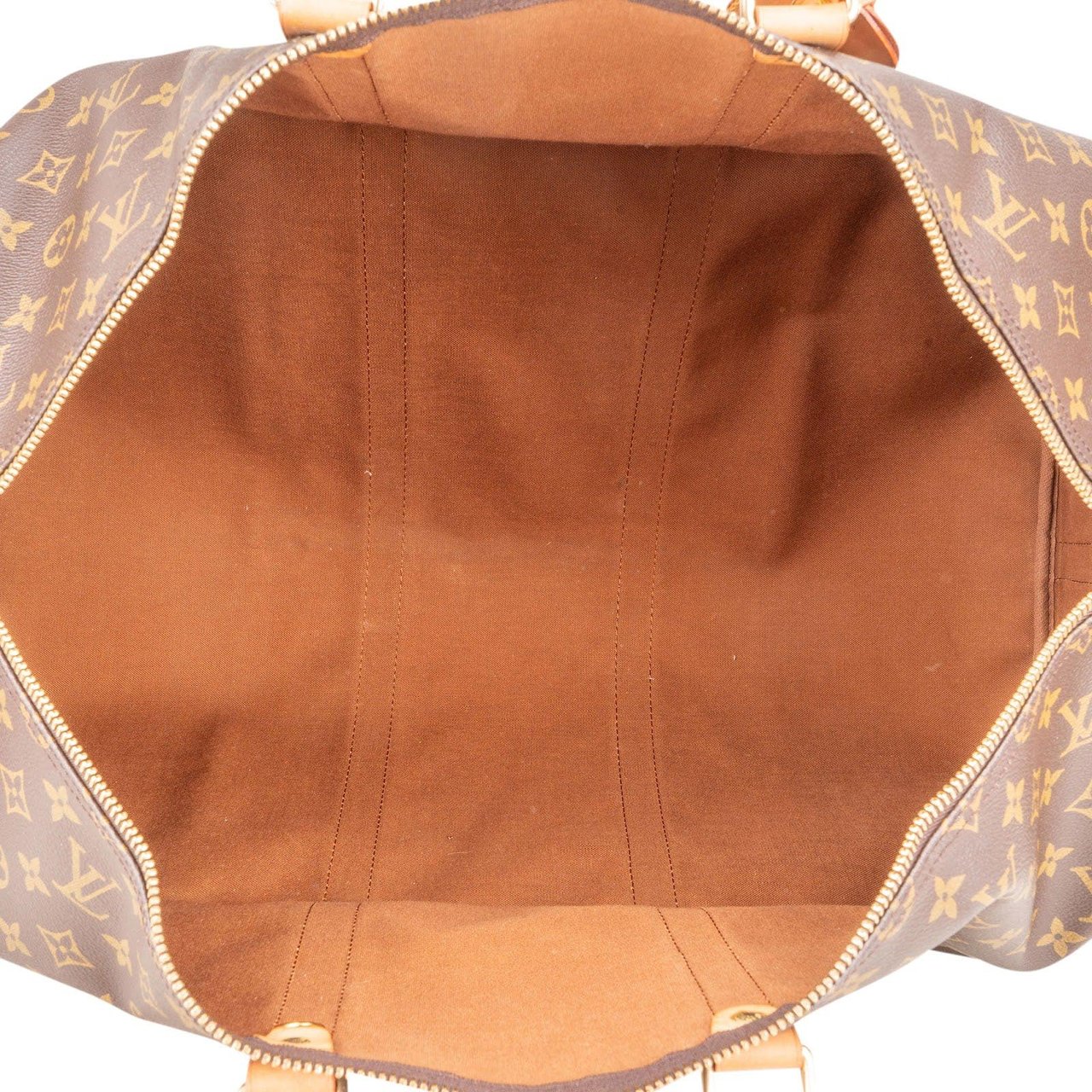 Louis Vuitton Louis Vuitton Monogram Canvas Keepall 55 Bandoulière Travel Bag Bruin