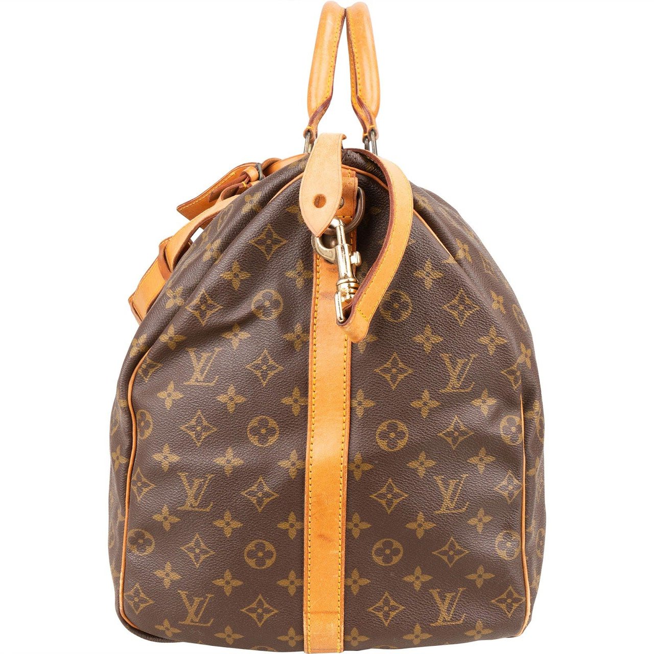 Louis Vuitton Louis Vuitton Monogram Canvas Keepall 60 Bandoulière Travel Bag Bruin
