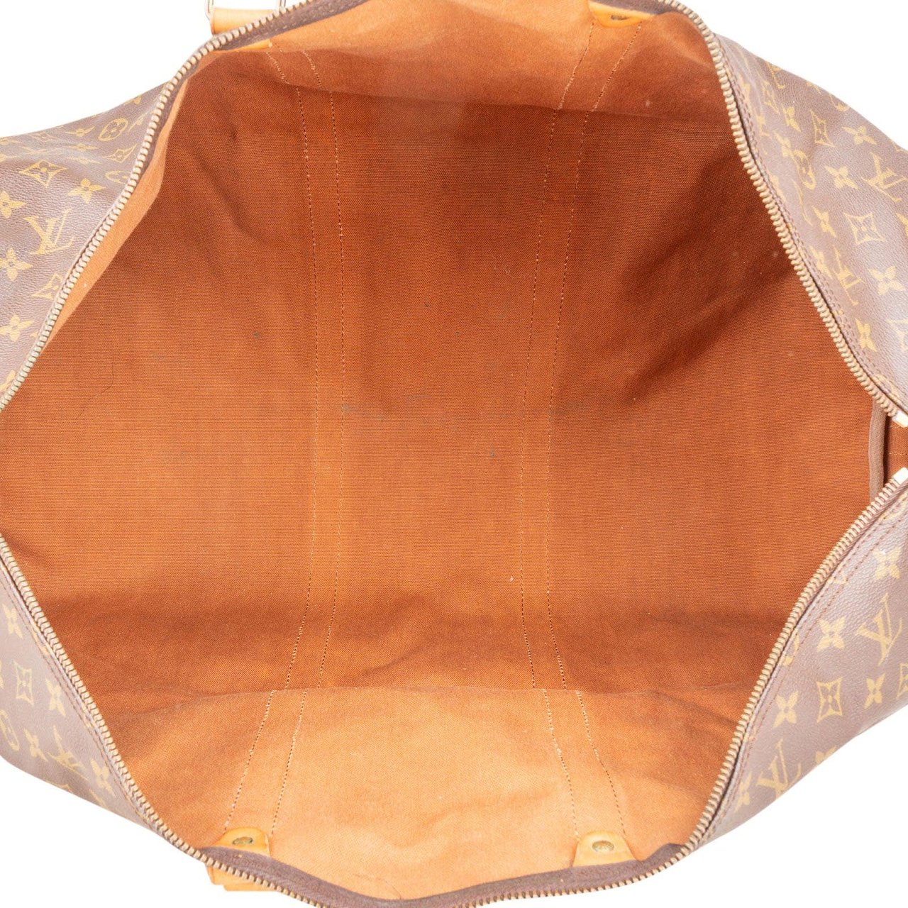 Louis Vuitton Louis Vuitton Monogram Canvas Keepall 60 Bandoulière Travel Bag Bruin