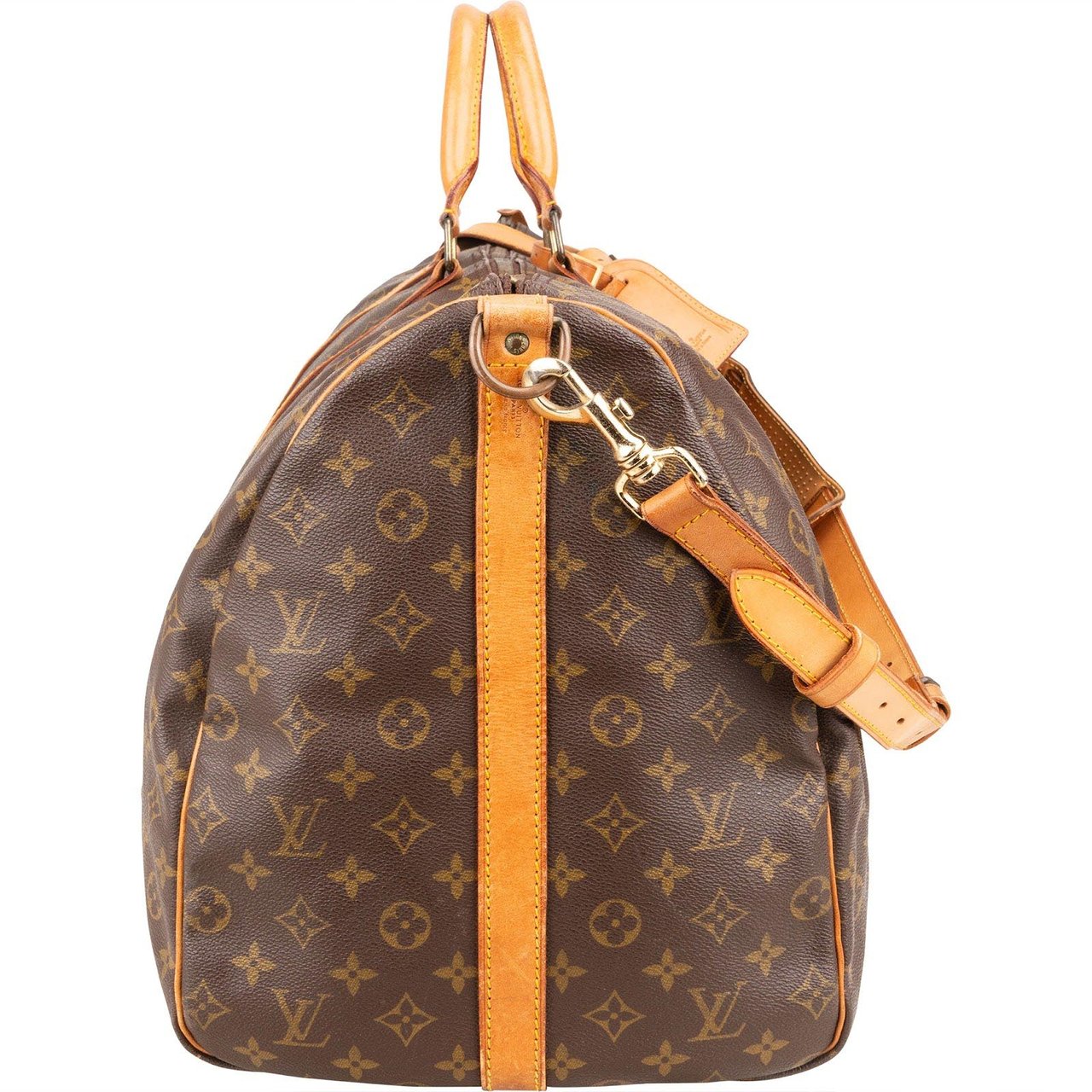 Louis Vuitton Louis Vuitton Monogram Canvas Keepall 60 Bandoulière Travel Bag Bruin