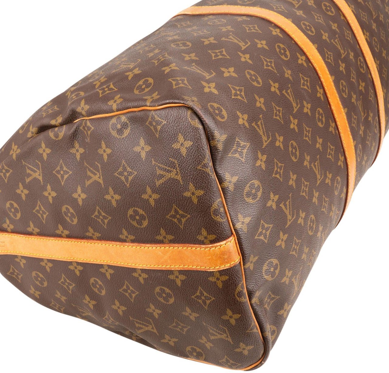 Louis Vuitton Louis Vuitton Monogram Canvas Keepall 60 Bandoulière Travel Bag Bruin