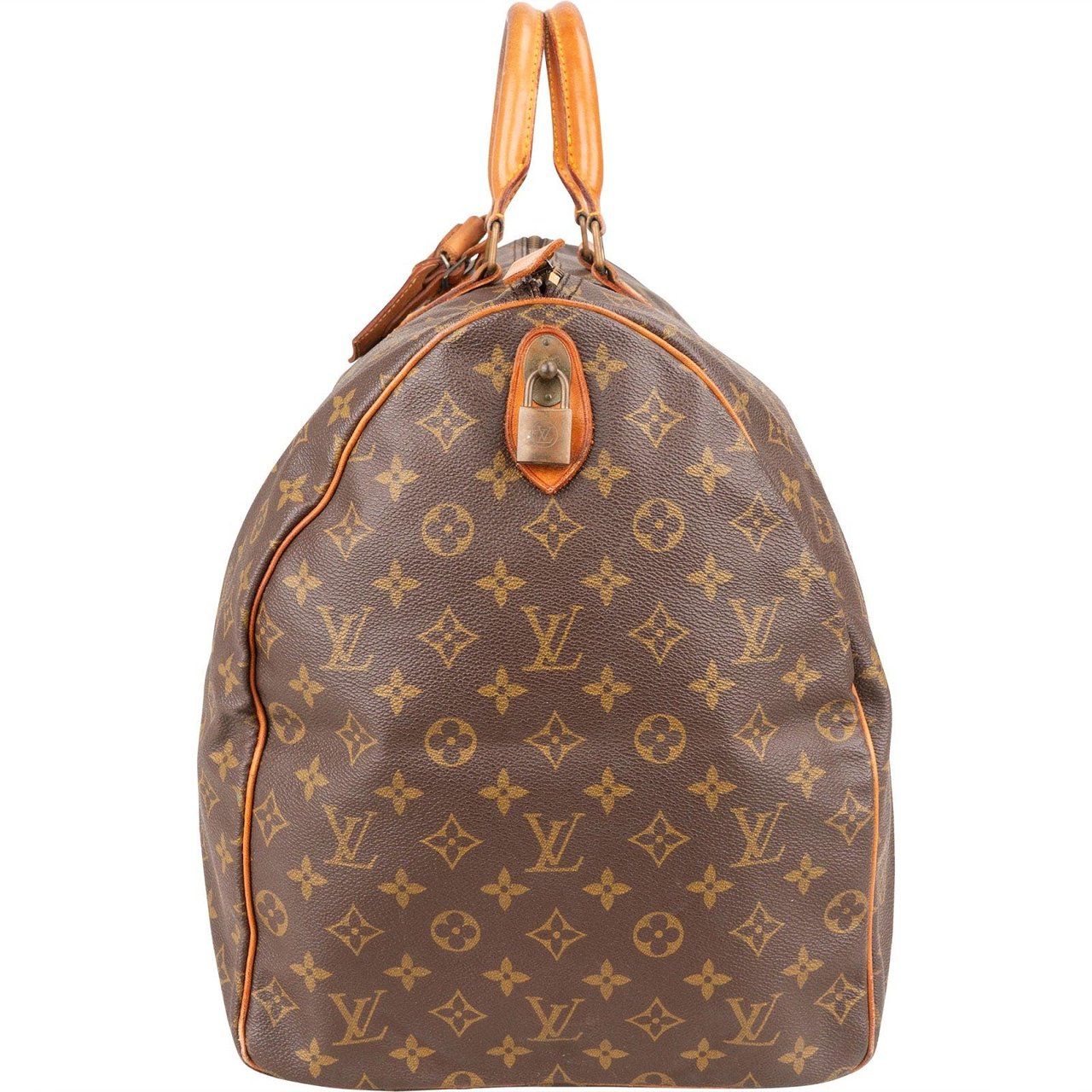 Louis Vuitton Louis Vuitton Monogram Canvas Keepall 60 Travel Bag Bruin