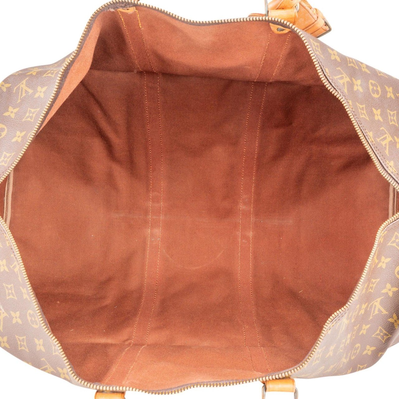 Louis Vuitton Louis Vuitton Monogram Canvas Keepall 60 Travel Bag Bruin