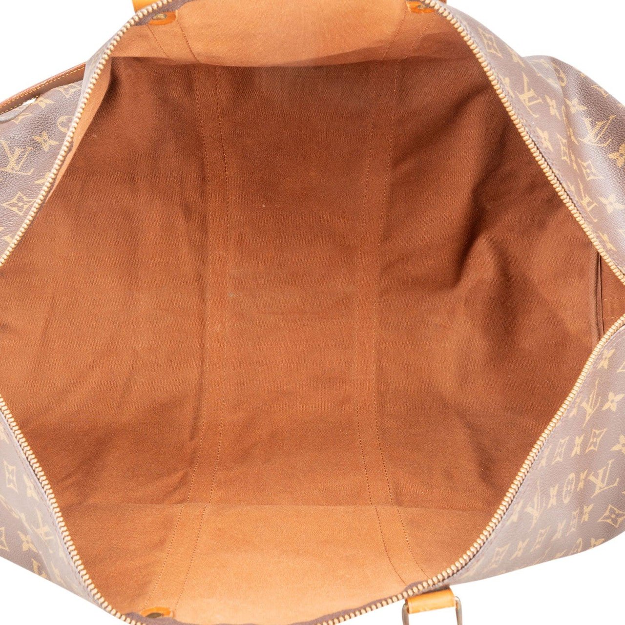 Louis Vuitton Louis Vuitton Monogram Canvas Keepall 60 Bandoulière Travel Bag Bruin