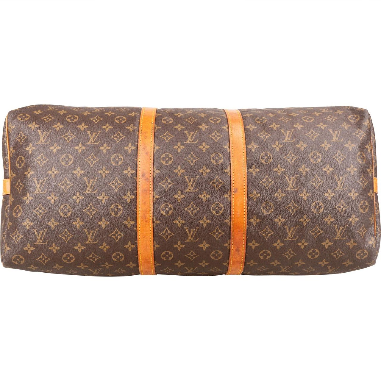 Louis Vuitton Louis Vuitton Monogram Canvas Keepall 60 Bandoulière Travel Bag Bruin