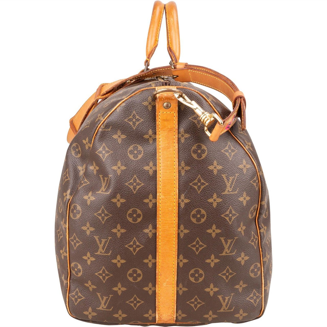 Louis Vuitton Louis Vuitton Monogram Canvas Keepall 60 Bandoulière Travel Bag Bruin