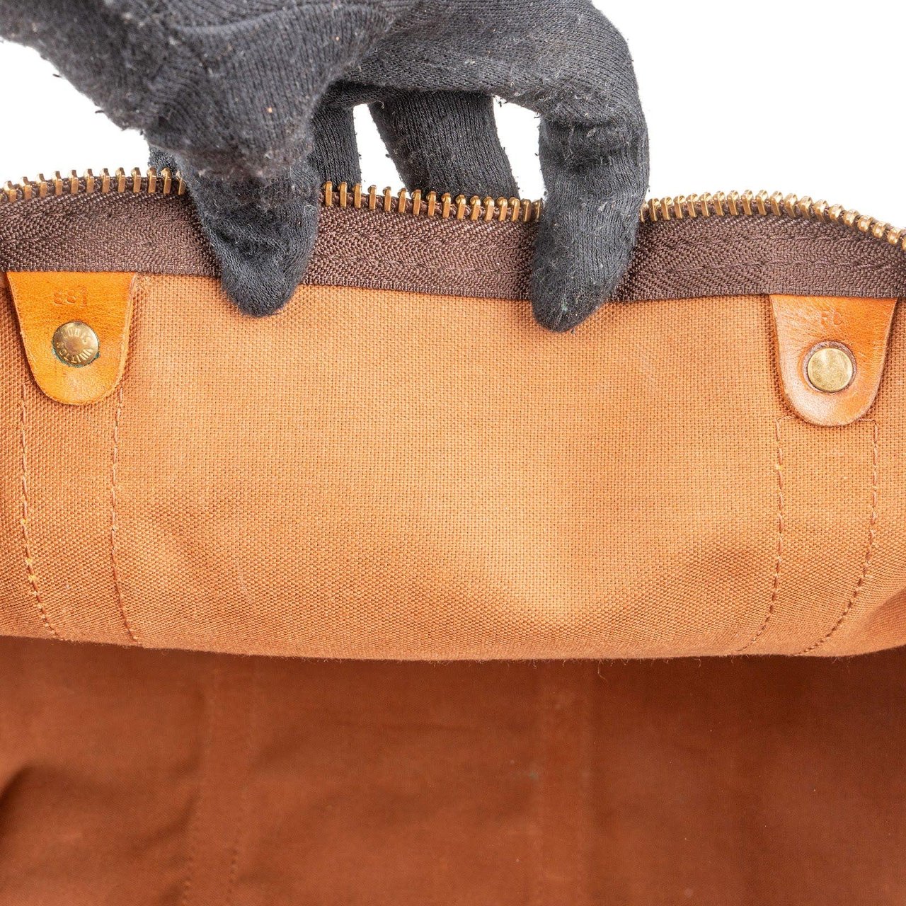 Louis Vuitton Louis Vuitton Monogram Canvas Keepall 60 Bandoulière Travel Bag Bruin