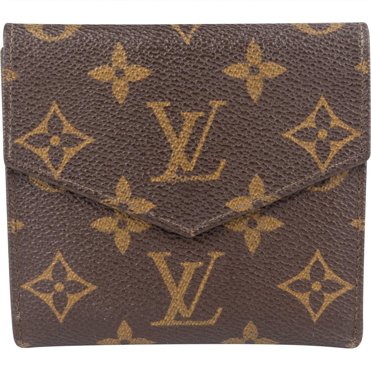 Louis Vuitton Louis Vuitton Monogram Canvas Elise Wallet Bruin
