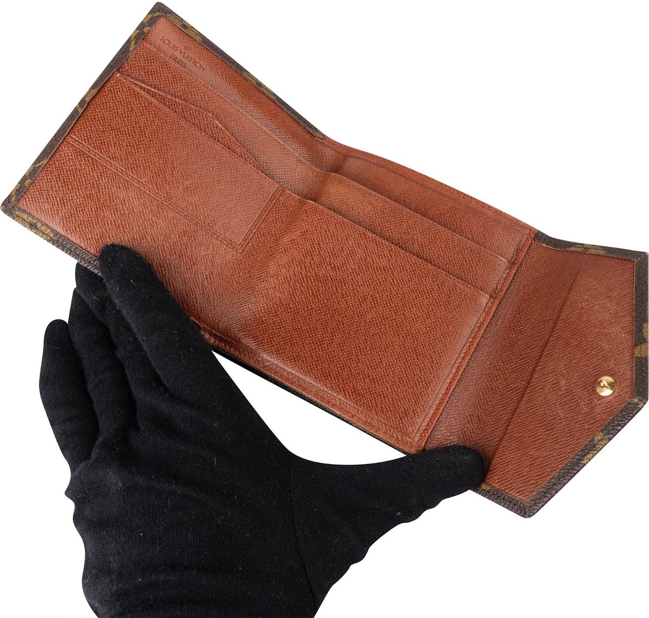 Louis Vuitton Louis Vuitton Monogram Canvas Elise Wallet Bruin