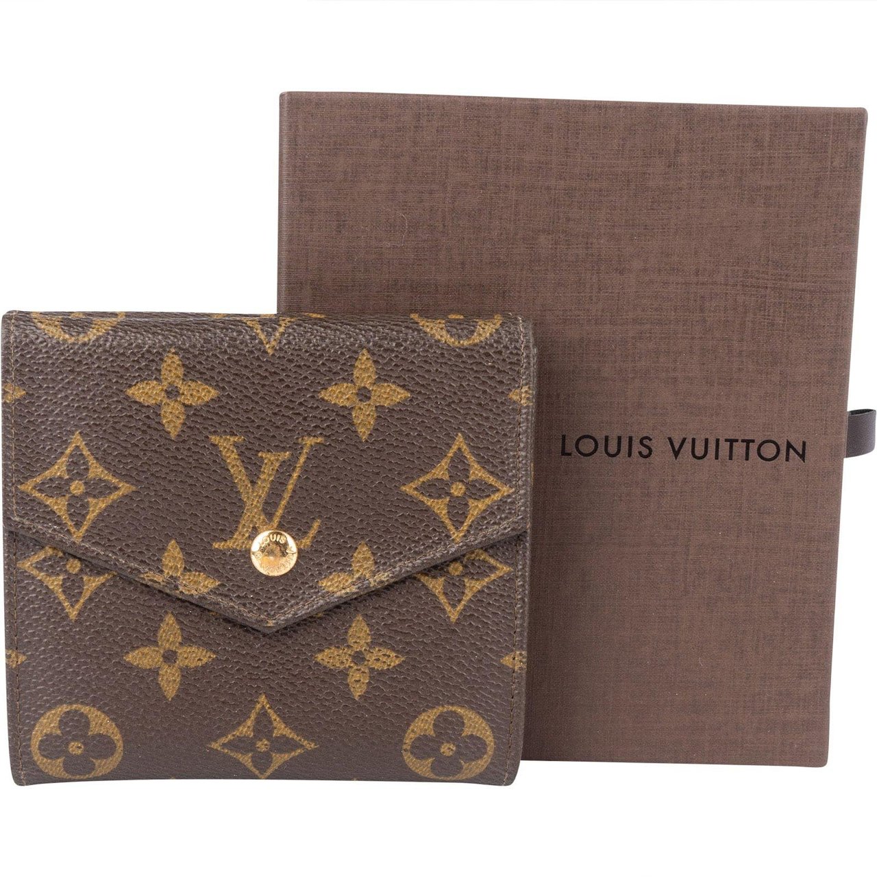 Louis Vuitton Louis Vuitton Monogram Canvas Elise Wallet Bruin
