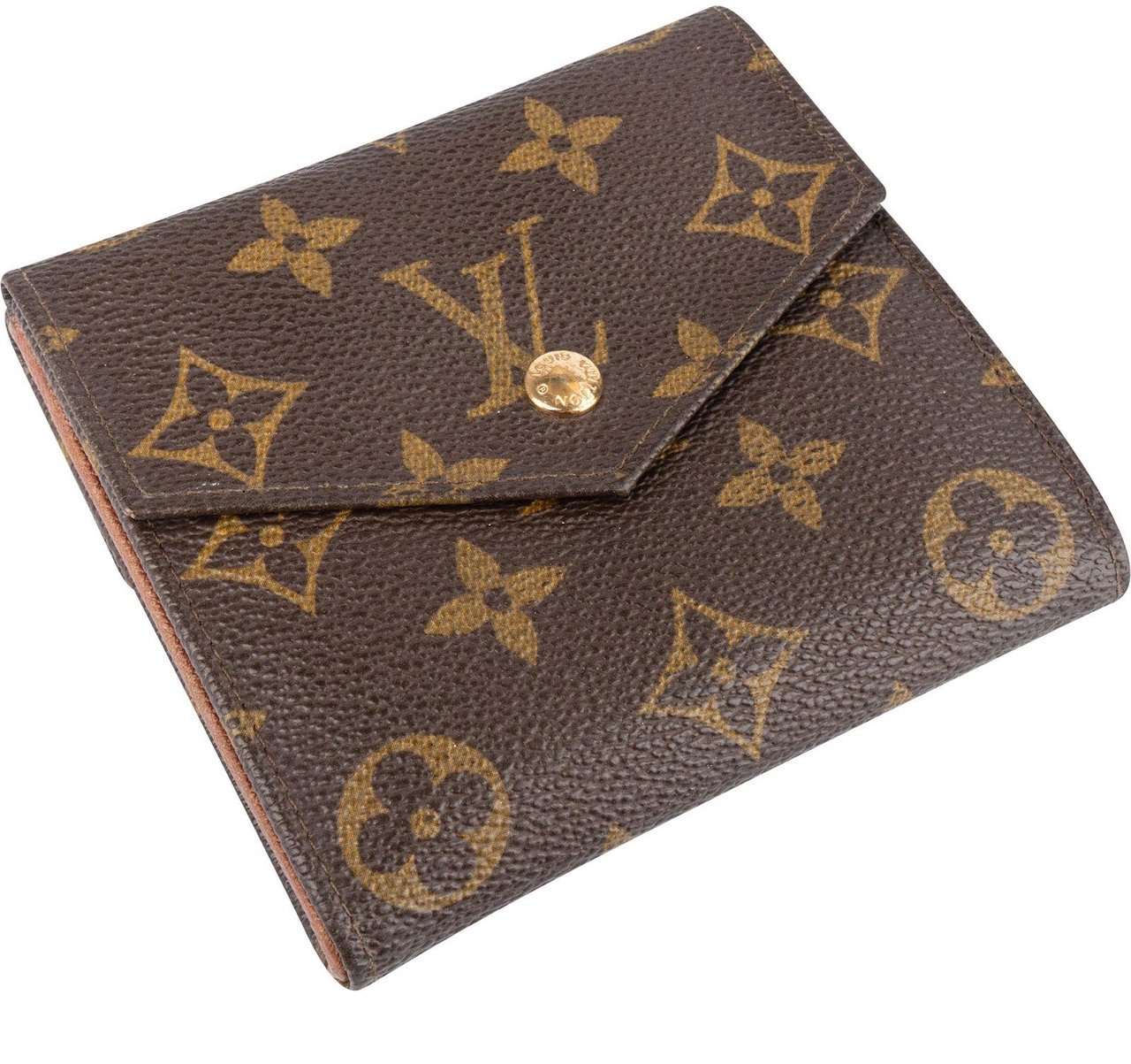 Louis Vuitton Louis Vuitton Monogram Canvas Elise Wallet Bruin