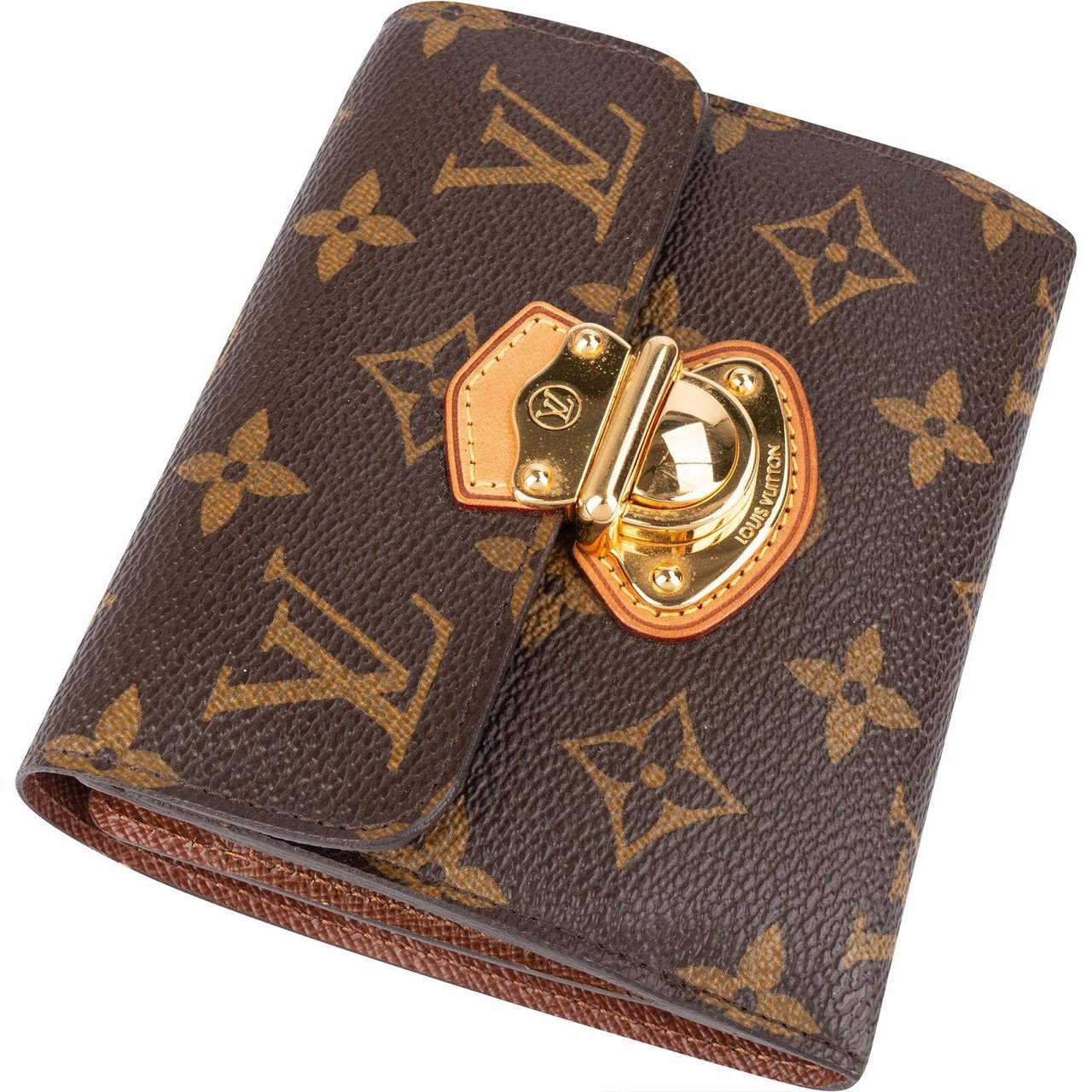 Louis Vuitton Louis Vuitton Monogram Canvas Joey Wallet Bruin
