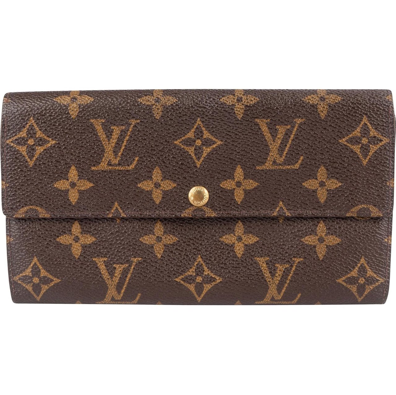Louis Vuitton Louis Vuitton Monogram Canvas Sarah Wallet Bruin