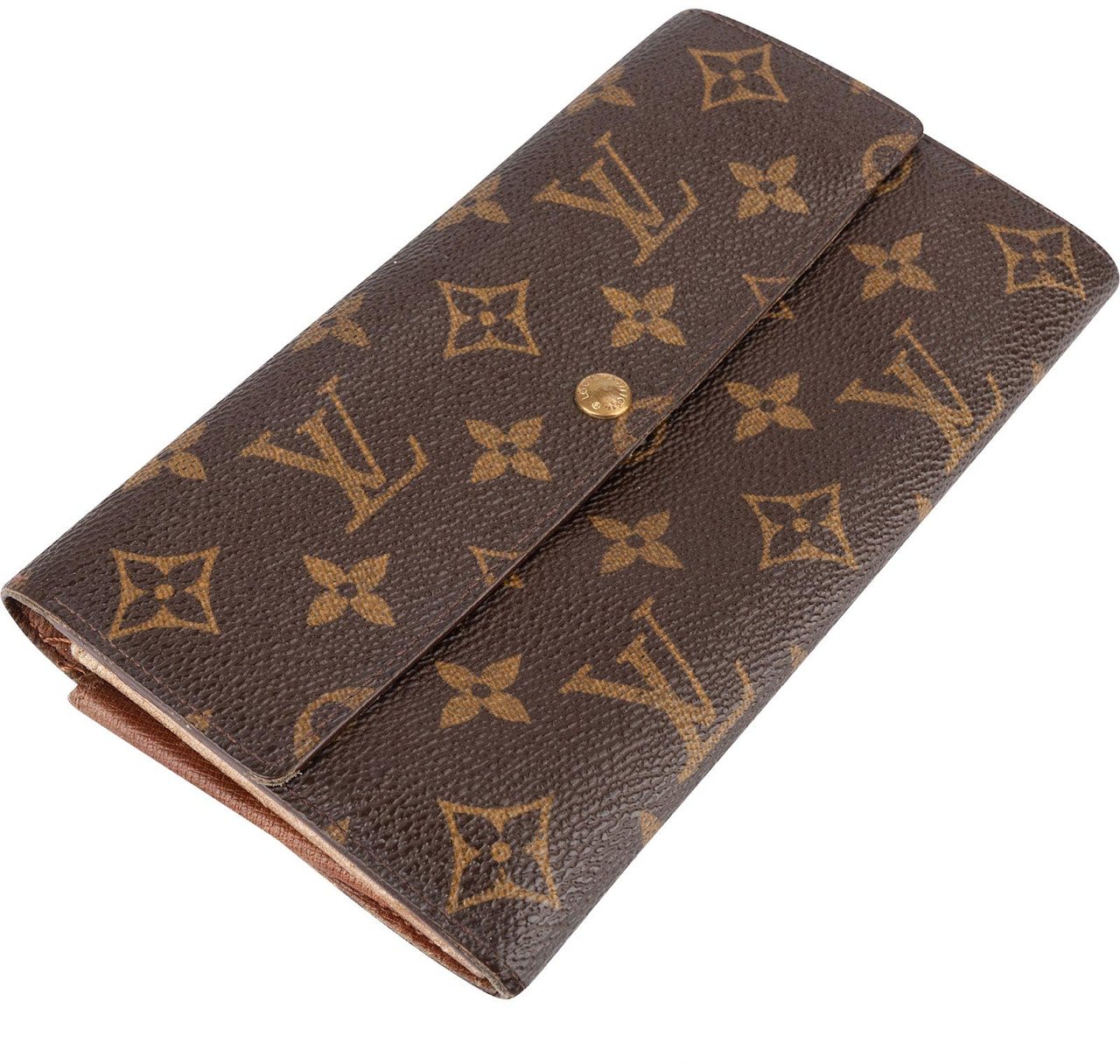 Louis Vuitton Louis Vuitton Monogram Canvas Sarah Wallet Bruin