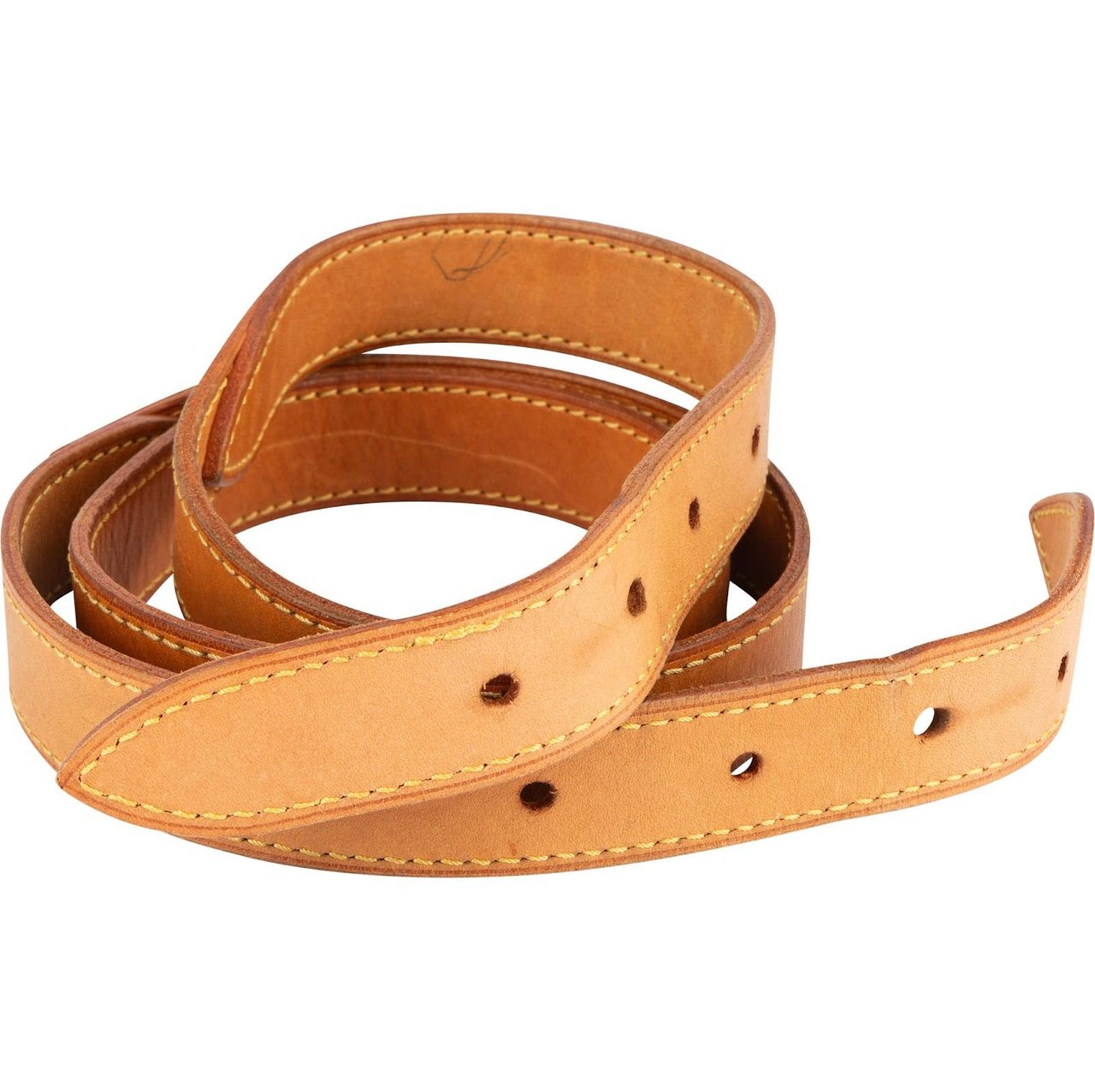 Louis Vuitton Louis Vuitton Vachetta Leather Long Baggy PM / GM Bags Strap Bruin