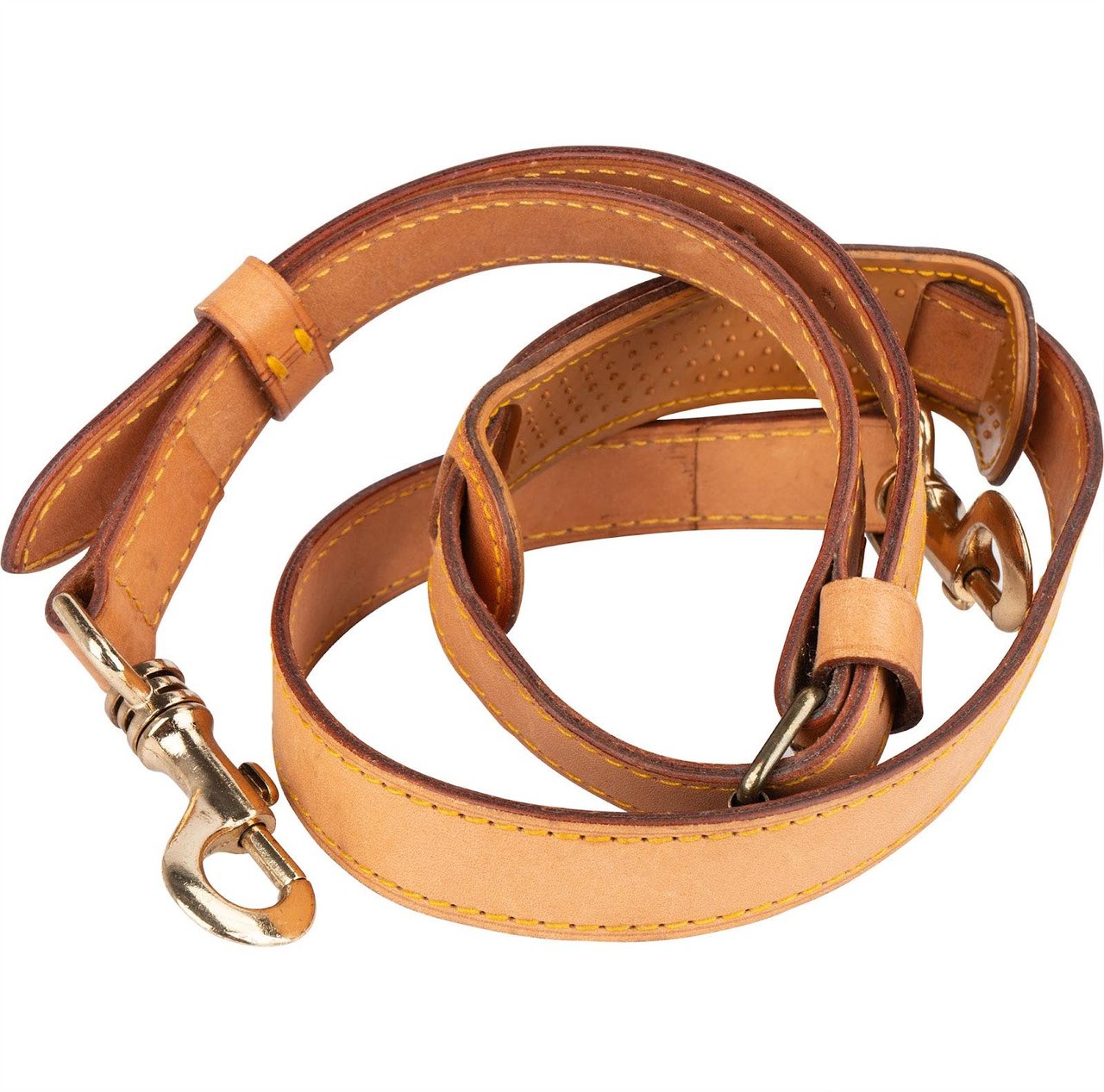 Louis Vuitton Louis Vuitton Vachetta Leather Adjustable Keepall Bags Strap Bruin