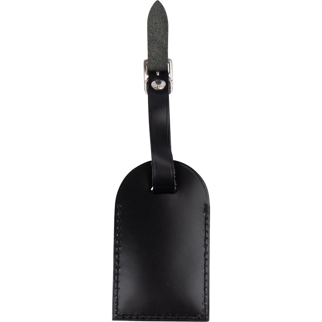 Louis Vuitton Louis Vuitton Noir Leather Luggage Tag Zwart