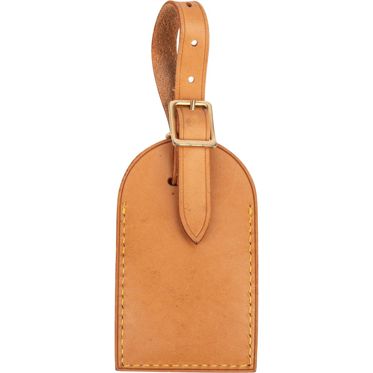 Louis Vuitton Louis Vuitton Vachetta Leather Luggage Tag Neutraal
