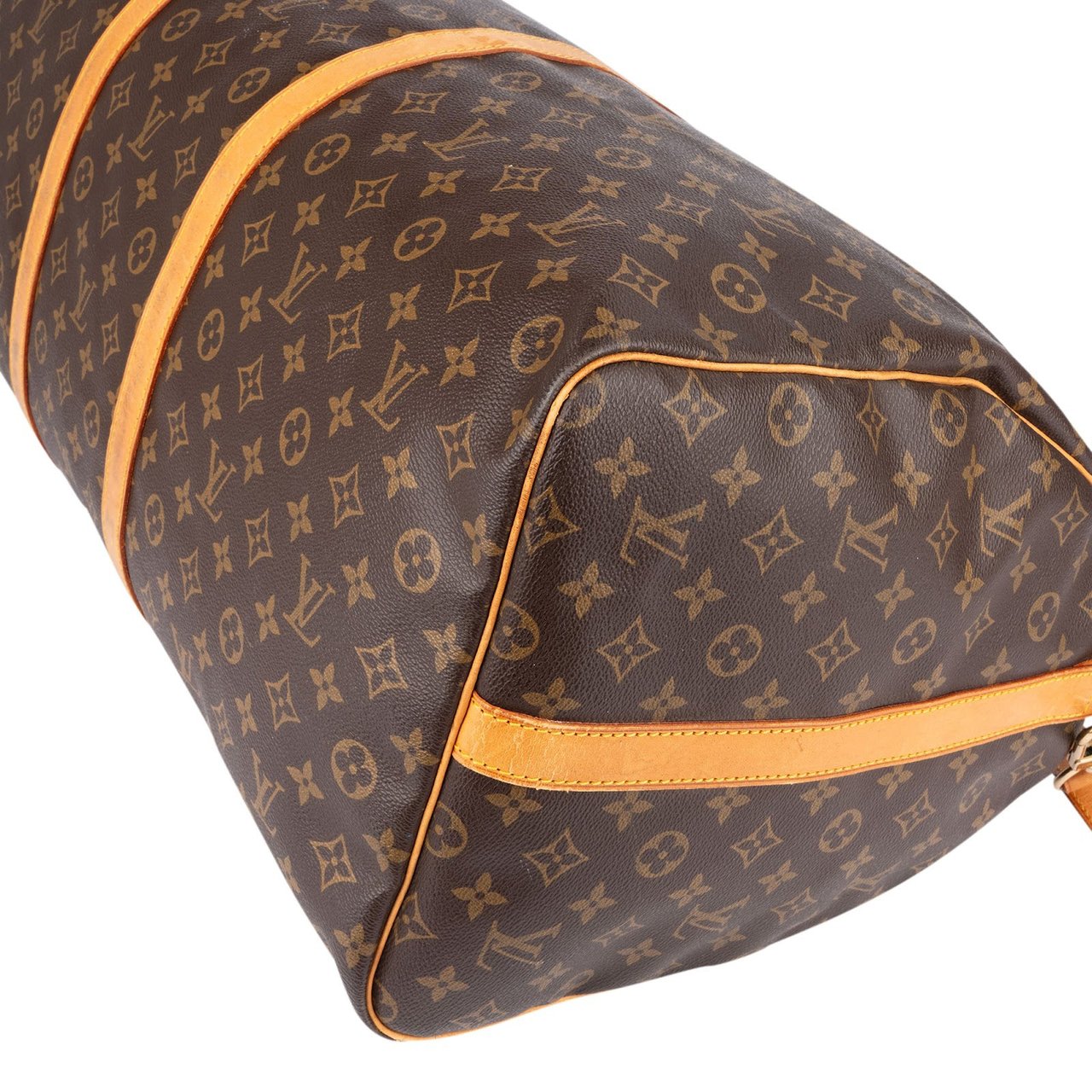 Louis Vuitton Louis Vuitton Monogram Canvas Keepall 60 Bandoulière Travel Bag Bruin
