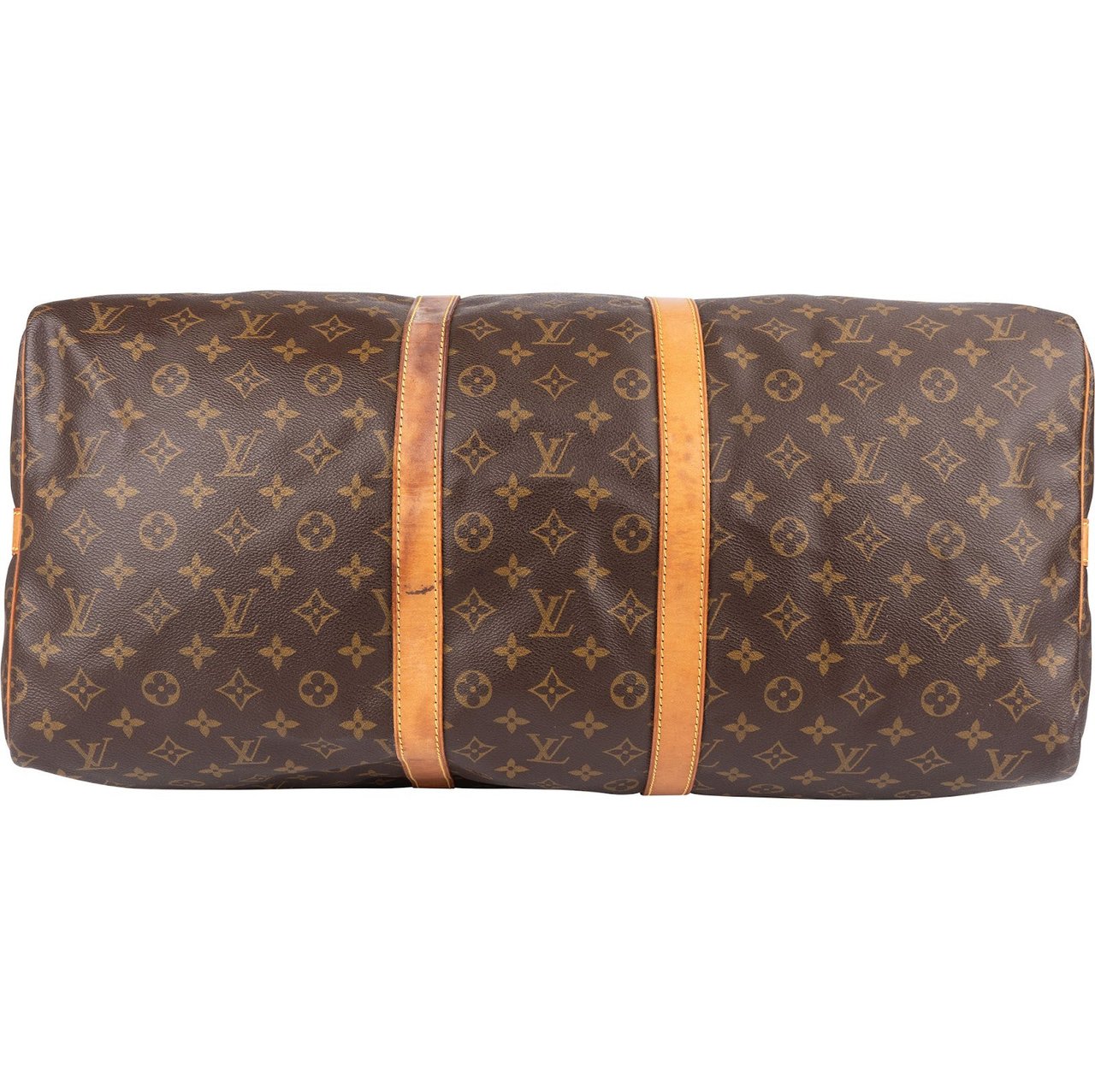 Louis Vuitton Louis Vuitton Monogram Canvas Keepall 55 Bandoulière Travel Bag Bruin