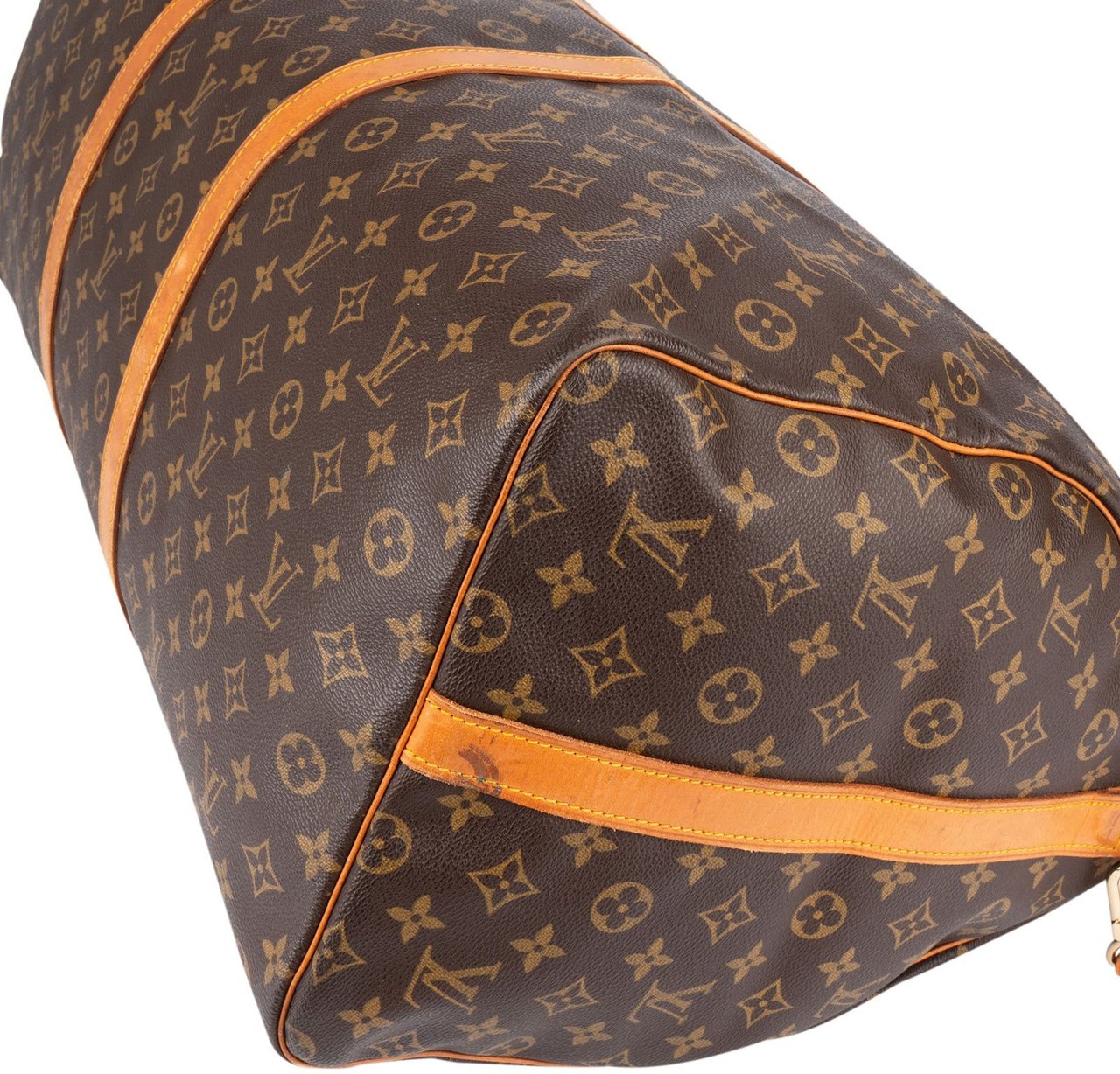 Louis Vuitton Louis Vuitton Monogram Canvas Keepall 60 Bandoulière Travel Bag Bruin