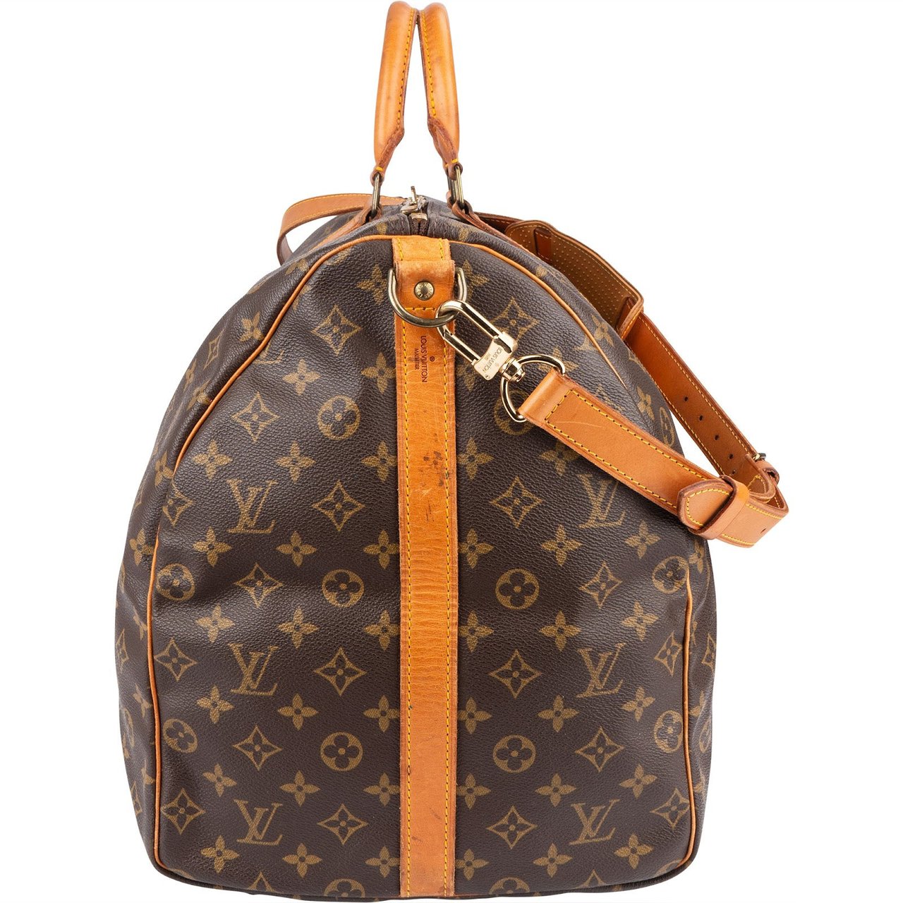 Louis Vuitton Louis Vuitton Monogram Canvas Keepall 60 Bandoulière Travel Bag Bruin