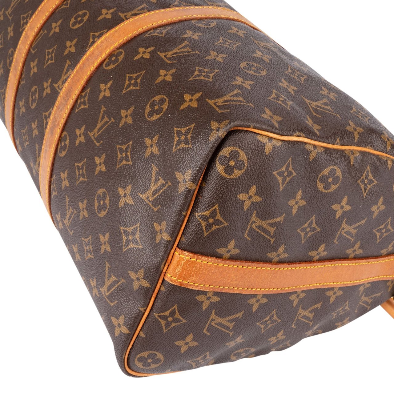 Louis Vuitton Louis Vuitton Monogram Canvas Keepall 45 Bandoulière Travel Bag Bruin