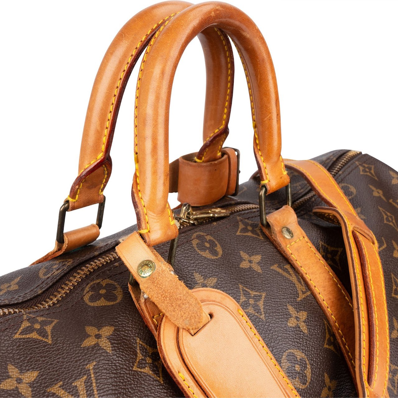Louis Vuitton Louis Vuitton Monogram Canvas Keepall 45 Bandoulière Travel Bag Bruin