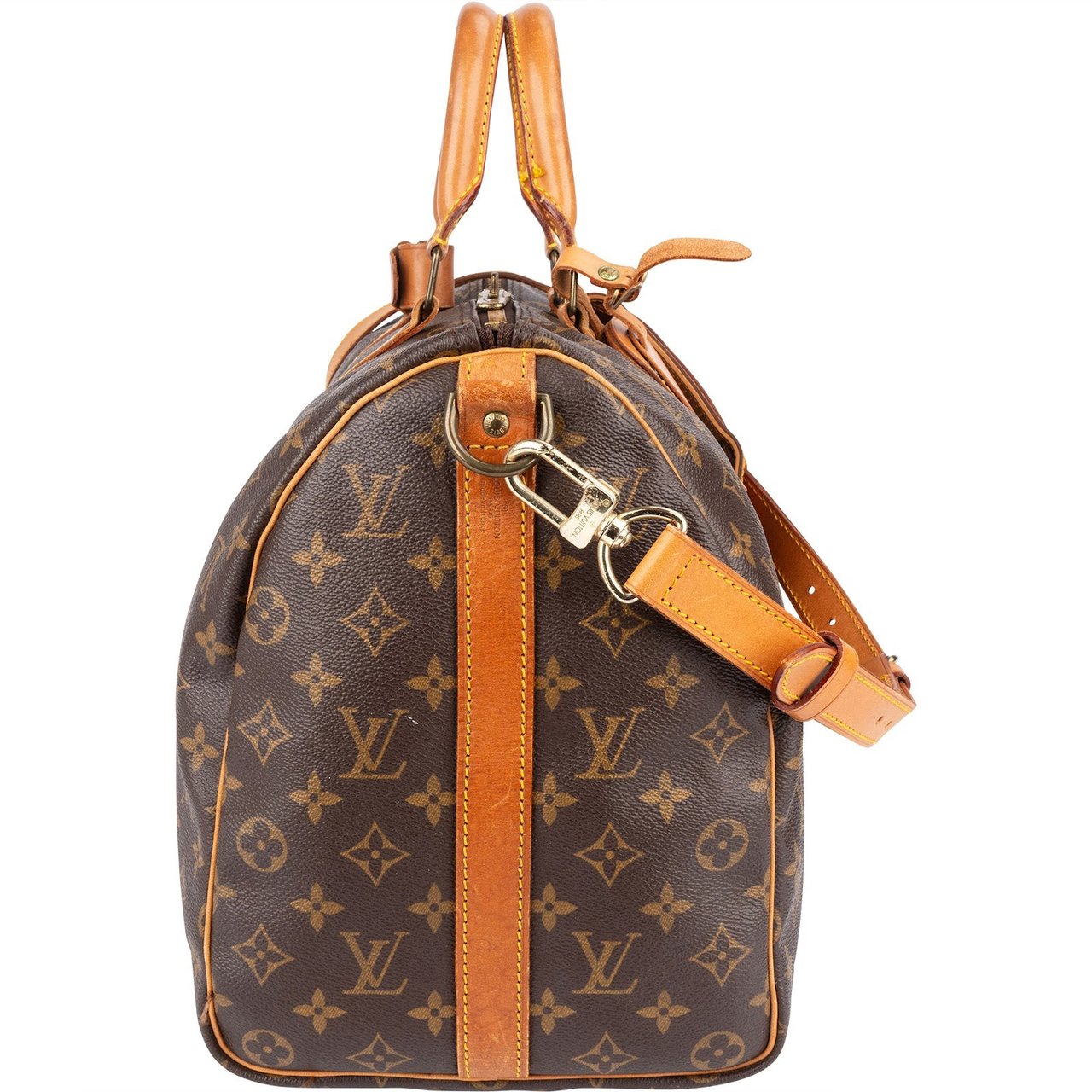 Louis Vuitton Louis Vuitton Monogram Canvas Keepall 45 Bandoulière Travel Bag Bruin
