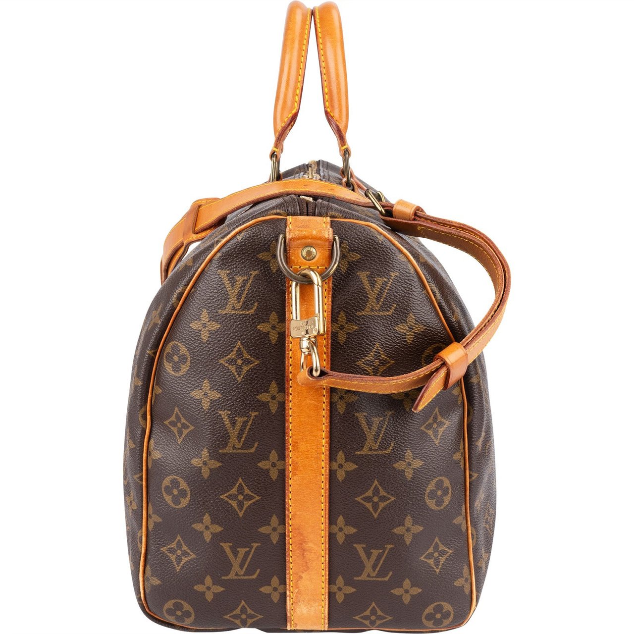 Louis Vuitton Louis Vuitton Monogram Canvas Keepall 45 Bandoulière Travel Bag Bruin