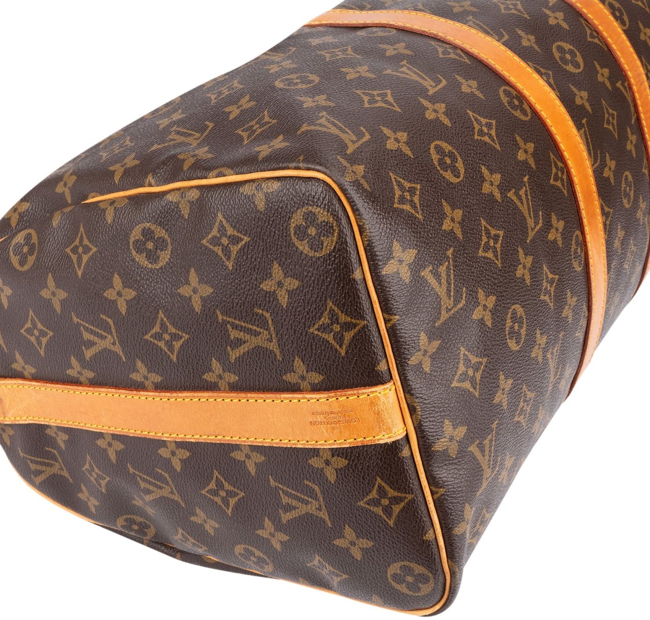 Louis Vuitton Louis Vuitton Monogram Canvas Keepall 45 Bandoulière Travel Bag Bruin