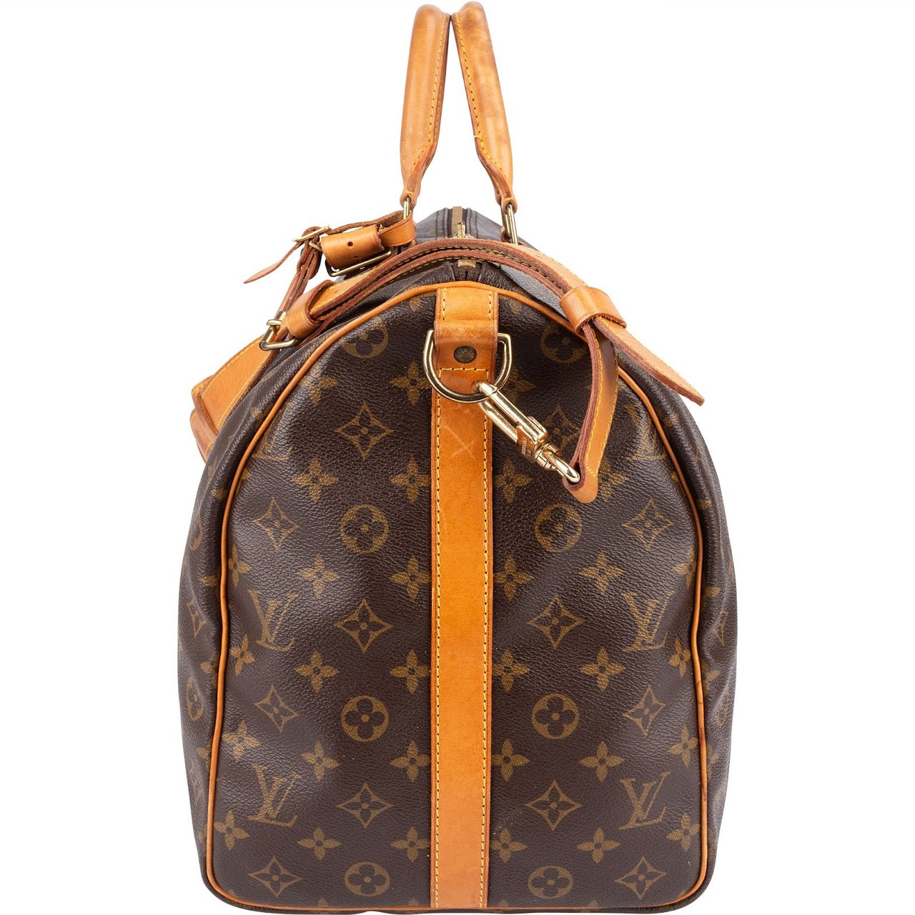 Louis Vuitton Louis Vuitton Monogram Canvas Keepall 50 Bandoulière Travel Bag Bruin