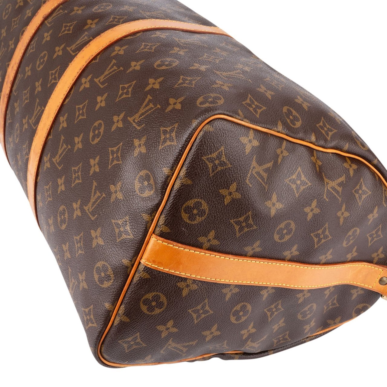 Louis Vuitton Louis Vuitton Monogram Canvas Keepall 50 Bandoulière Travel Bag Bruin