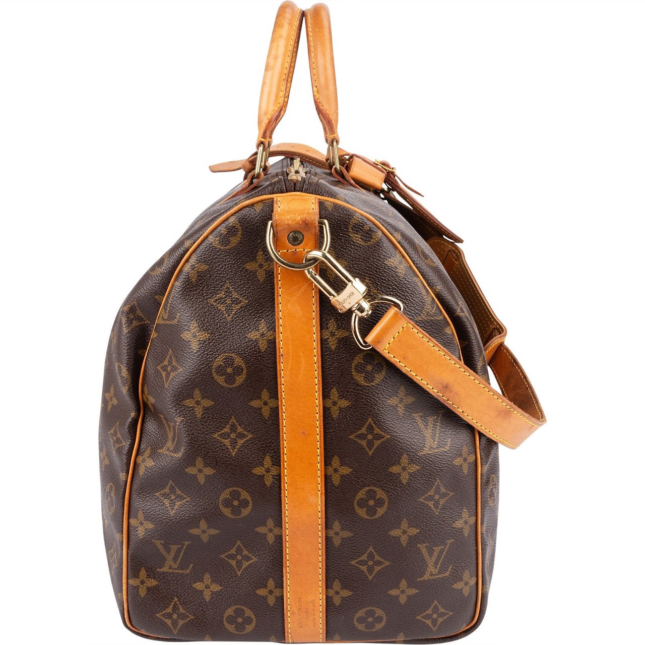 Louis Vuitton Louis Vuitton Monogram Canvas Keepall 50 Bandoulière Travel Bag Bruin