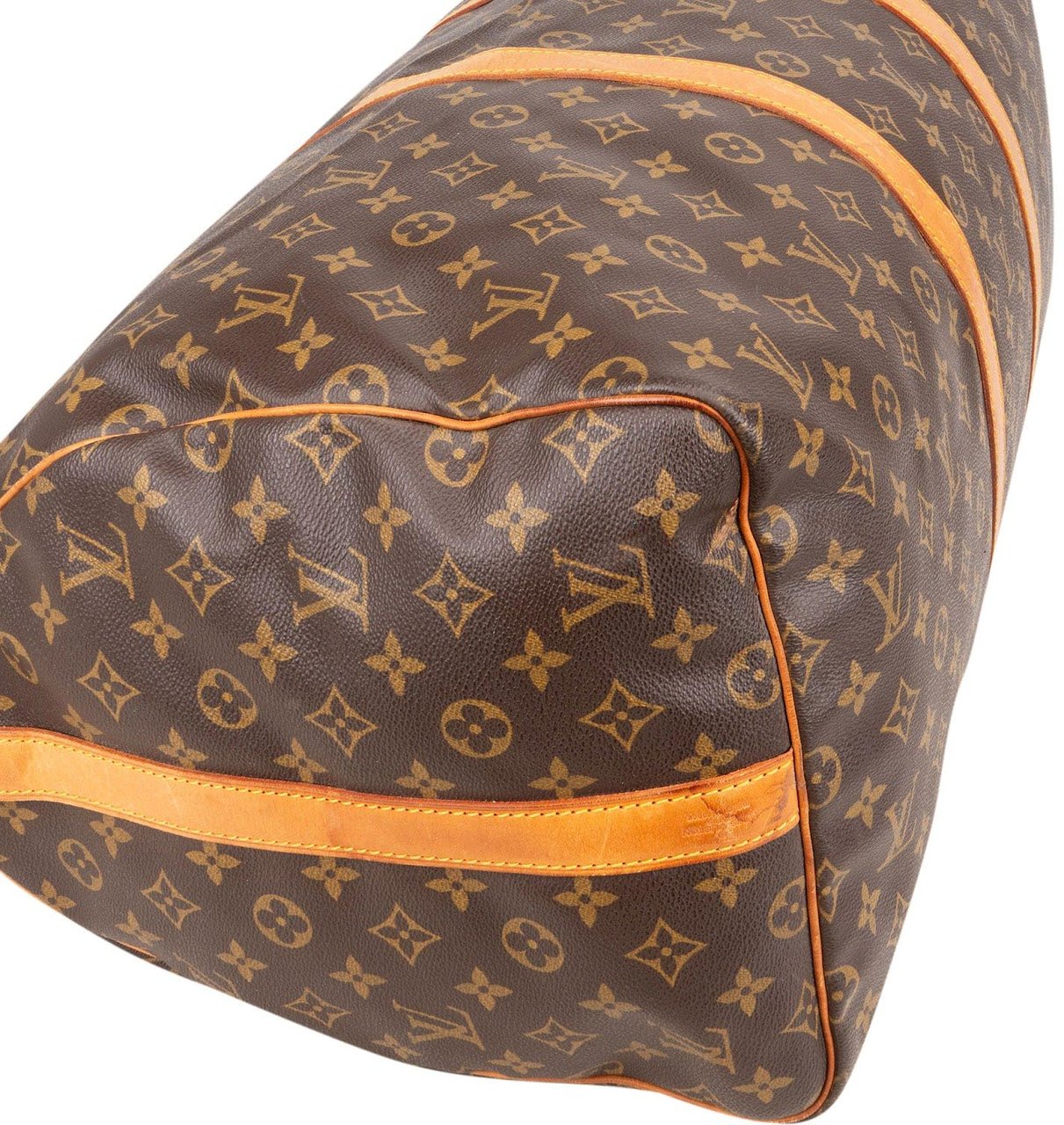 Louis Vuitton Louis Vuitton Monogram Canvas Keepall 55 Bandoulière Travel Bag Bruin