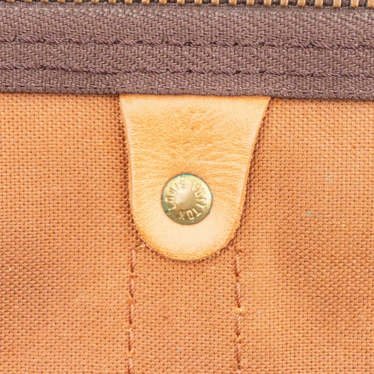 Louis Vuitton Louis Vuitton Monogram Canvas Keepall 55 Bandoulière Travel Bag Bruin