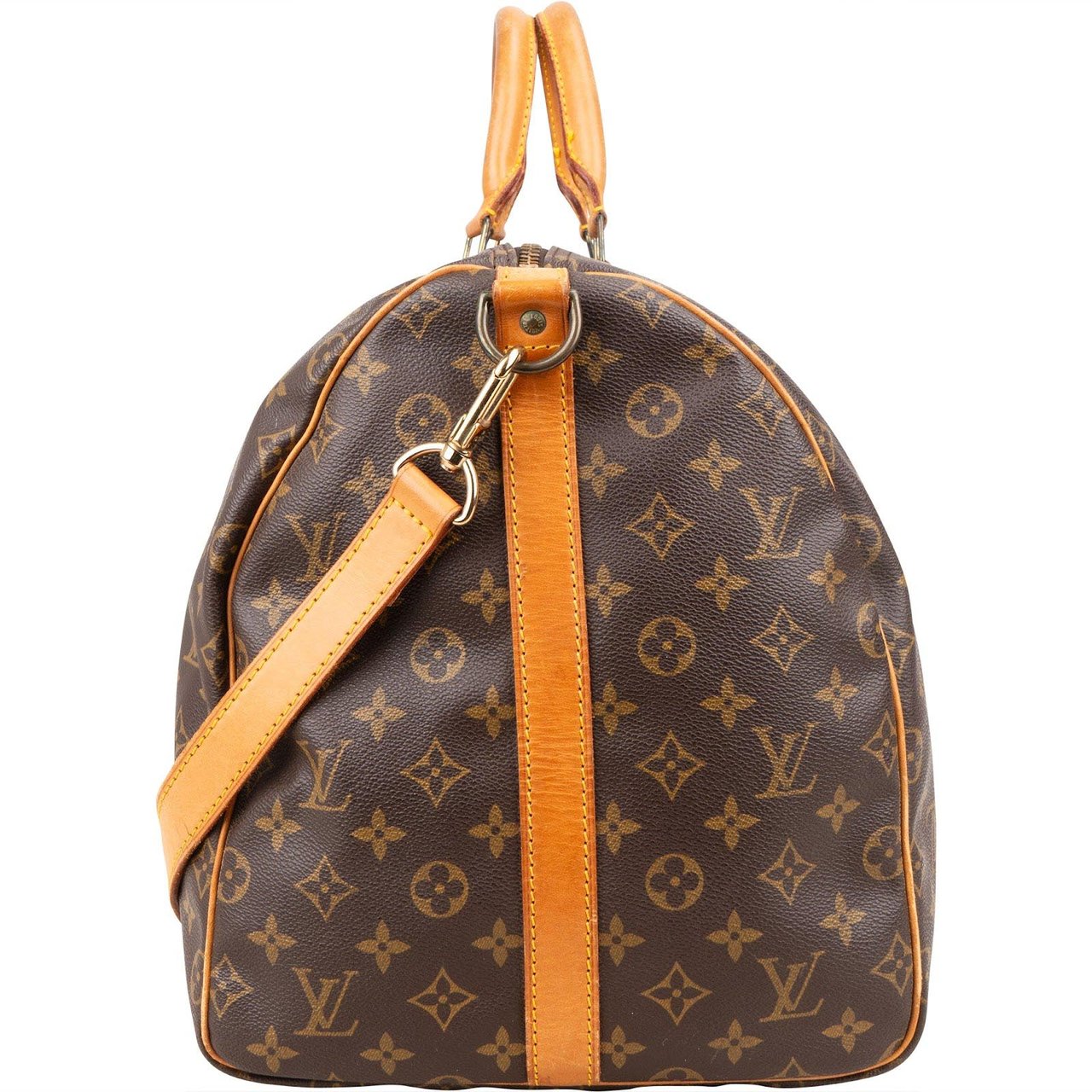 Louis Vuitton Louis Vuitton Monogram Canvas Keepall 55 Bandoulière Travel Bag Bruin