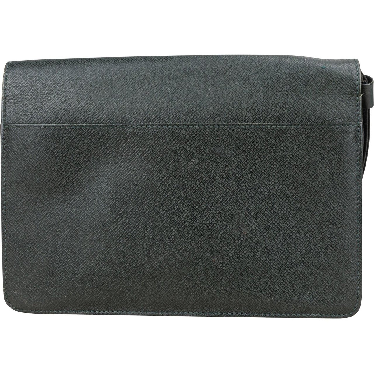 Louis Vuitton Louis Vuitton Green Taiga Leather Kourad Clutch Groen