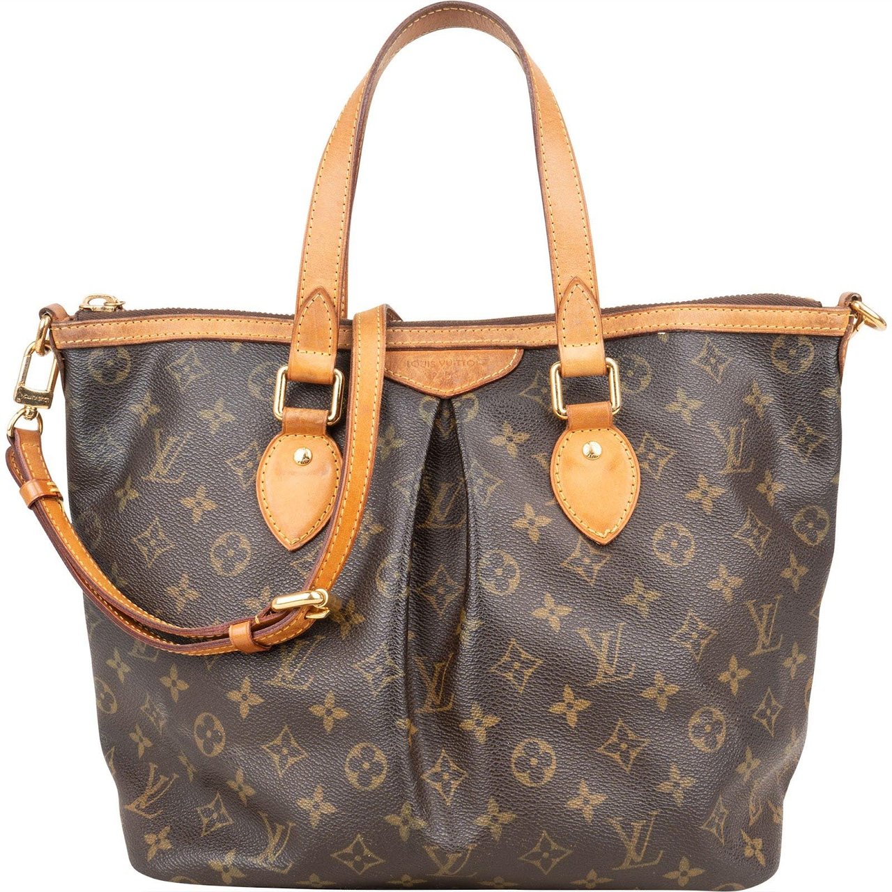 Louis Vuitton Louis Vuitton Monogram Canvas Palermo PM Handbag Bruin
