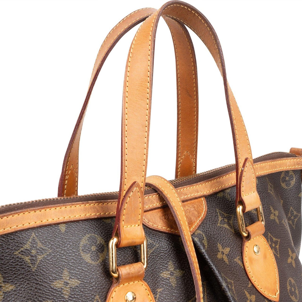 Louis Vuitton Louis Vuitton Monogram Canvas Palermo PM Handbag Bruin