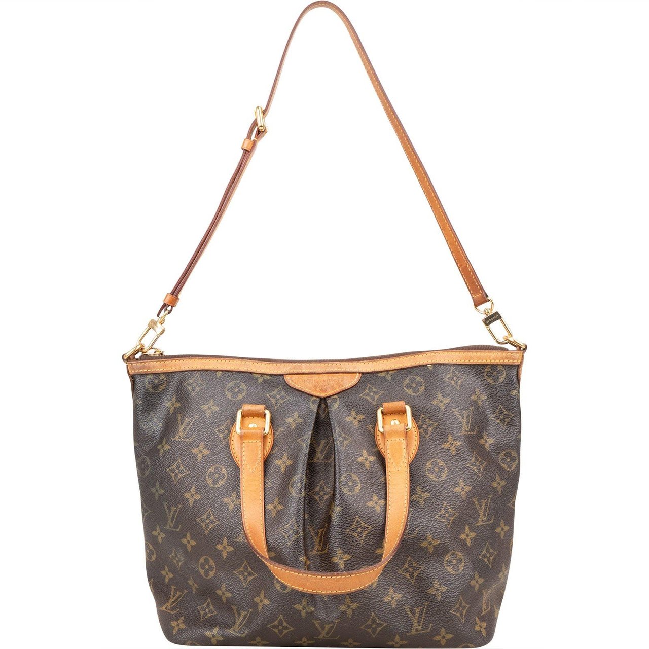Louis Vuitton Louis Vuitton Monogram Canvas Palermo PM Handbag Bruin